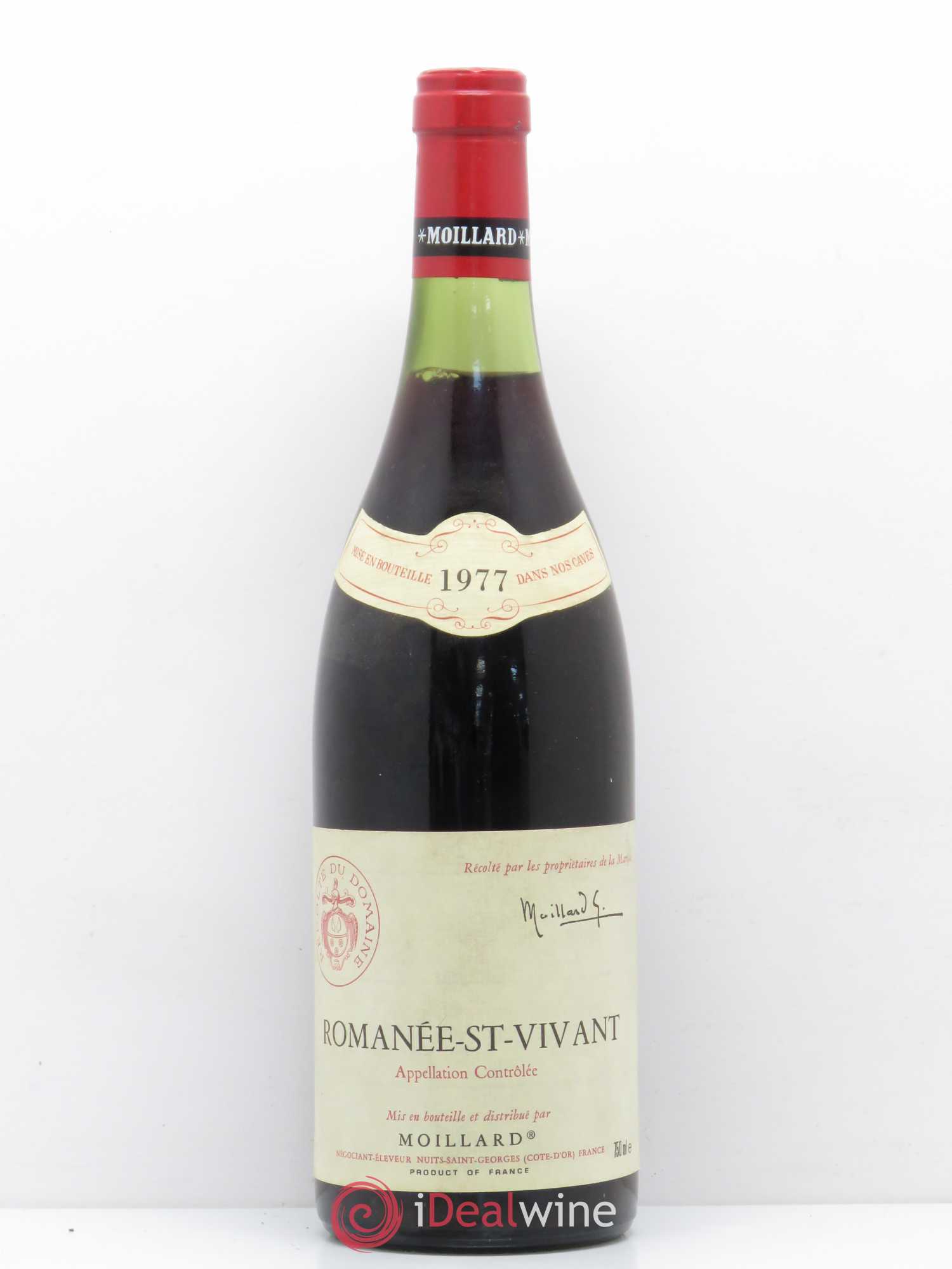 Romanée-Saint-Vivant Grand Cru Moillard 1977 - Lot de 1 bouteille - 0