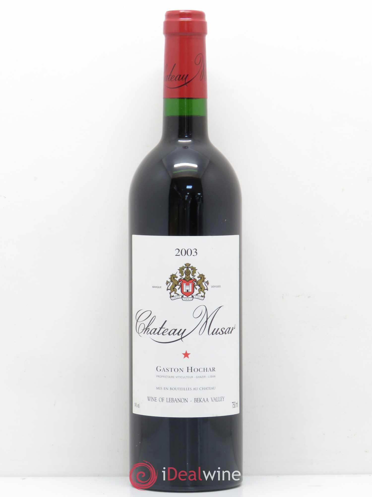 Château Musar Serge Hochar 2003 - Lot de 1 bouteille - 0