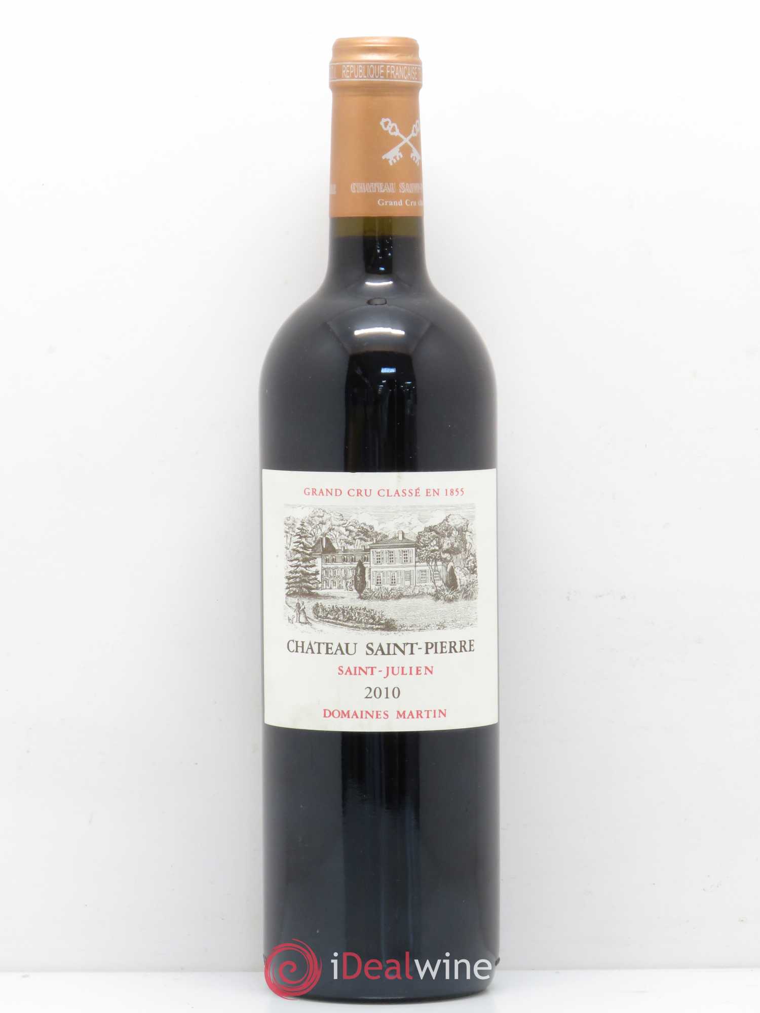 Château Saint-Pierre 4ème Grand Cru Classé 2010 - Lot de 1 bouteille - 0
