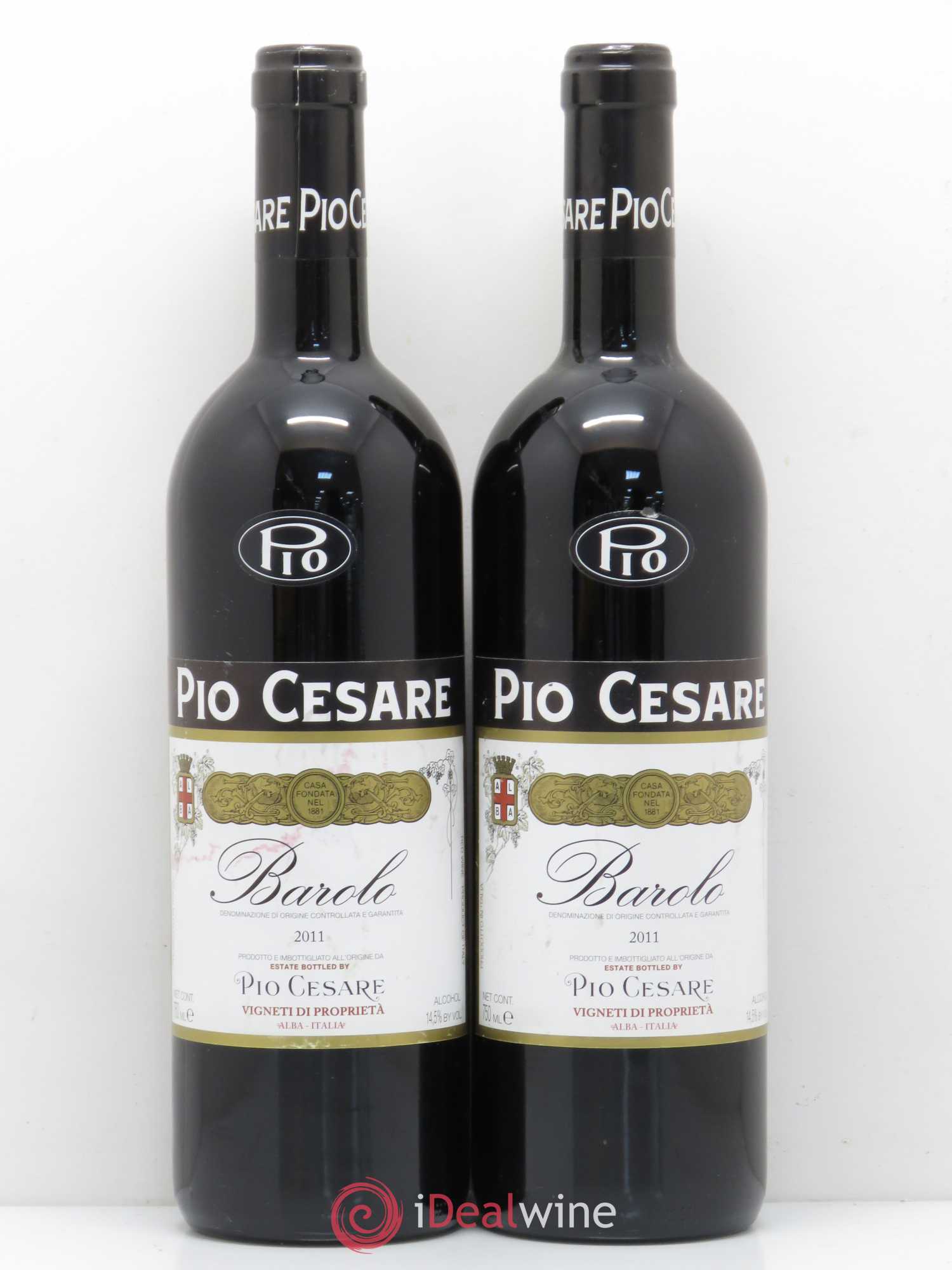 Barolo DOCG Pio Cesare 2011 - Lot de 2 bouteilles - 0