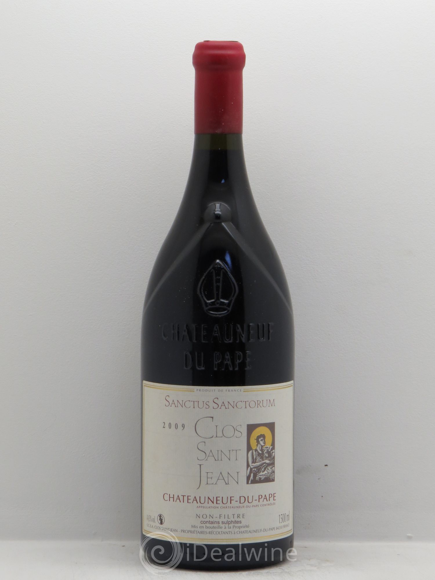 Châteauneuf-du-Pape Clos Saint-Jean Sanctus Sanctorum Pascal et Vincent Maurel 2009 - Lot de 1 magnum - 0