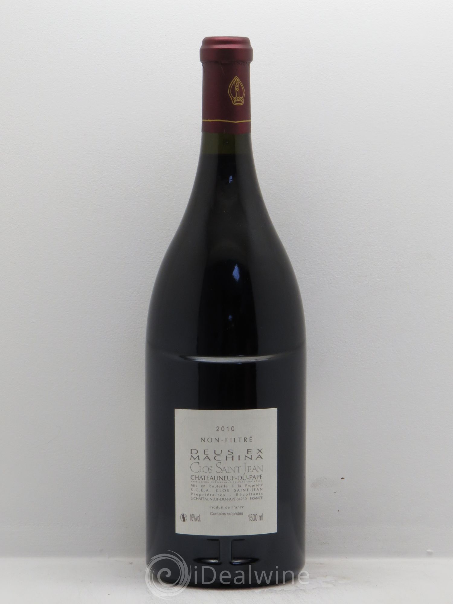 Châteauneuf-du-Pape Clos Saint-Jean Deus Ex Machina Pascal et Vincent Maurel 2010 - Lot de 1 magnum - 1