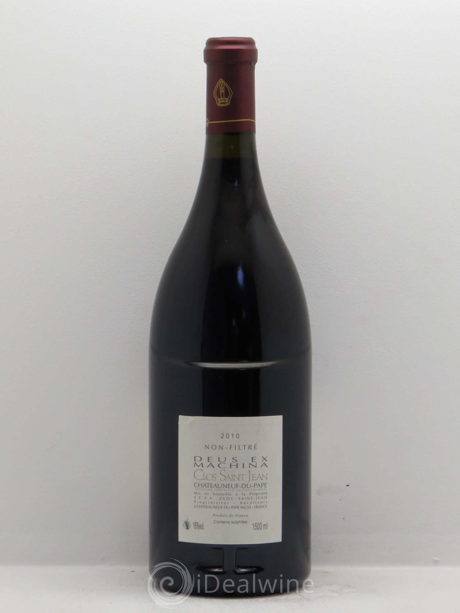 Châteauneuf-du-Pape Clos Saint-Jean Deus Ex Machina Pascal et Vincent Maurel 2010 - Posten von 1 Magnum - 1