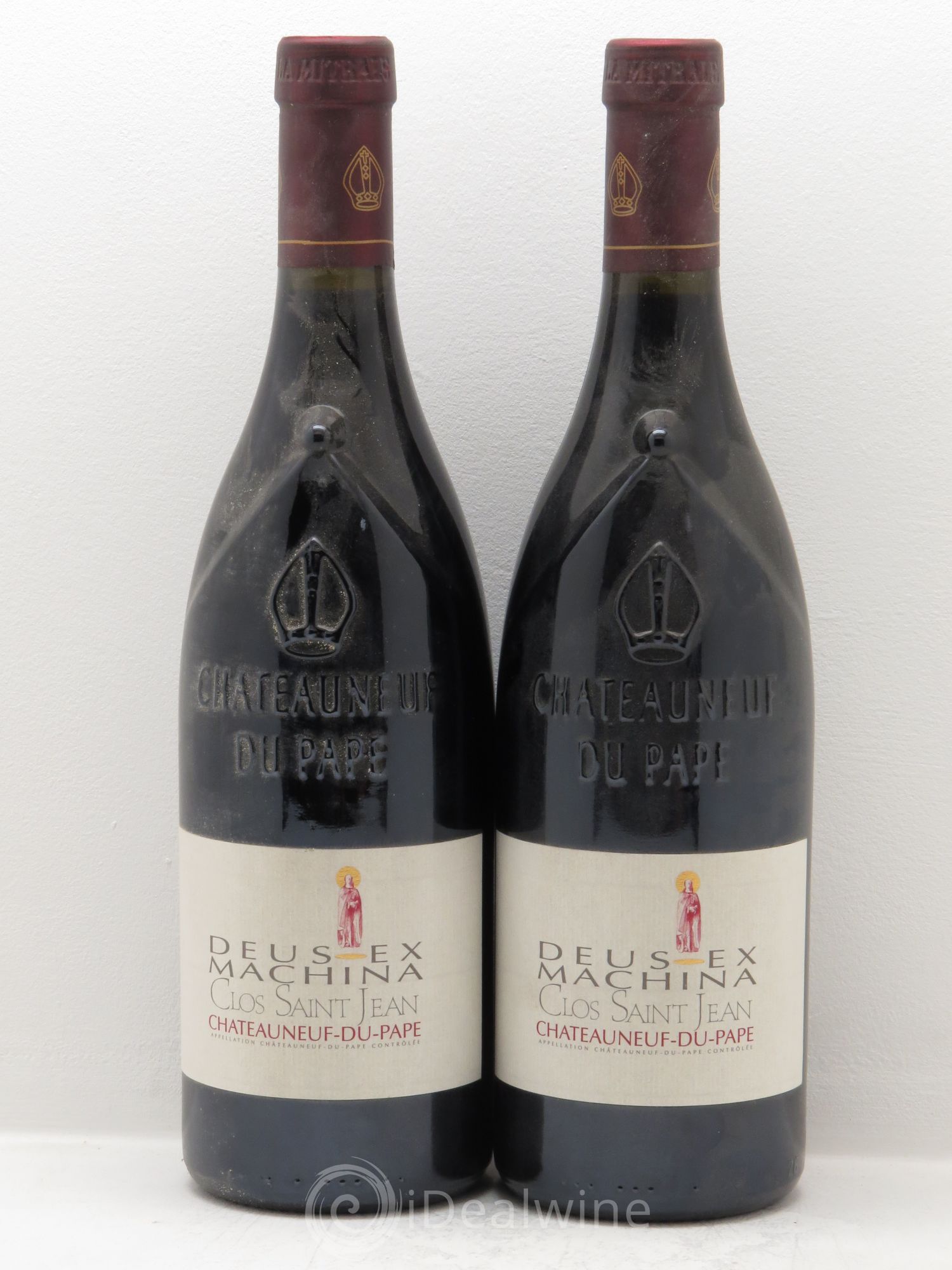 Châteauneuf-du-Pape Clos Saint-Jean Deus Ex Machina Pascal et Vincent Maurel 2009 - Lot de 2 bouteilles - 0