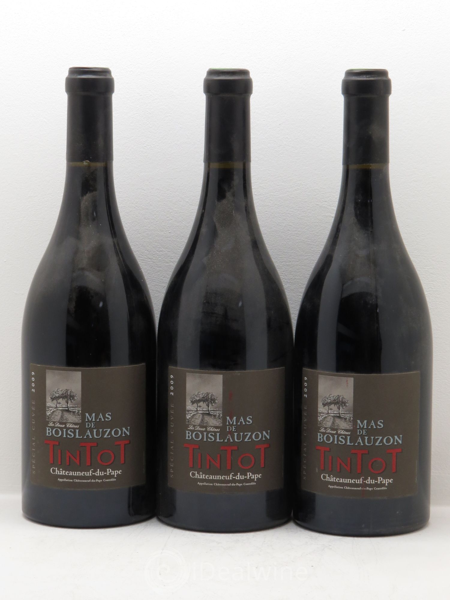 Châteauneuf-du-Pape Mas de Boislauzon Tintot 2009 - Posten von 3 Flaschen - 0
