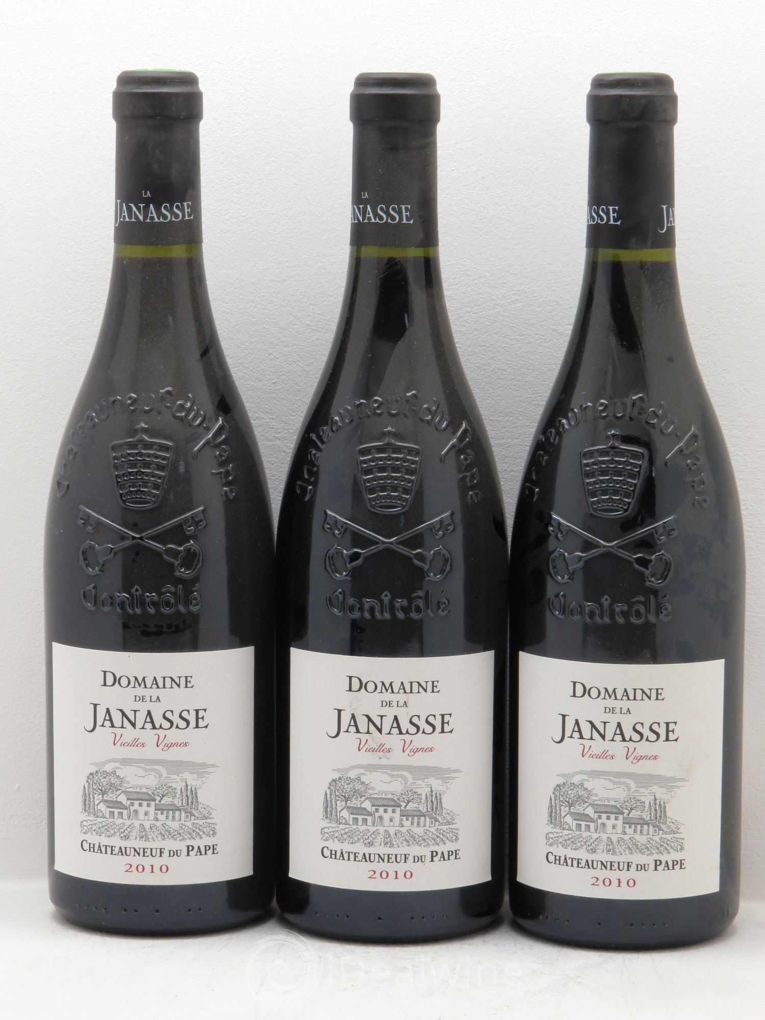 Châteauneuf-du-Pape Cuvée Vieilles Vignes La Janasse (Domaine de) 2010 - Lot de 3 bouteilles - 0