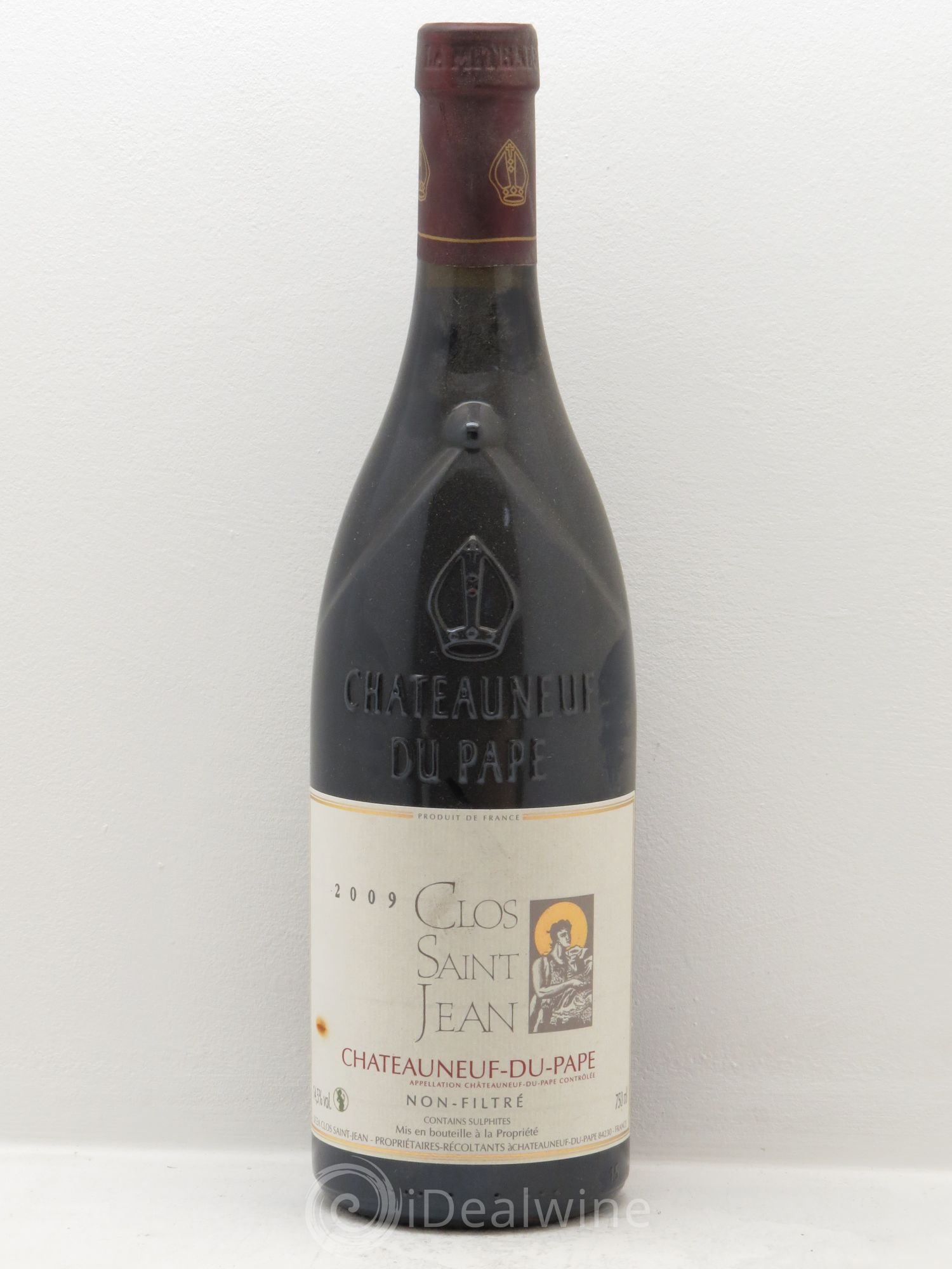 Châteauneuf-du-Pape Clos Saint-Jean Pascal et Vincent Maurel 2009 - Lot de 12 bouteilles - 0
