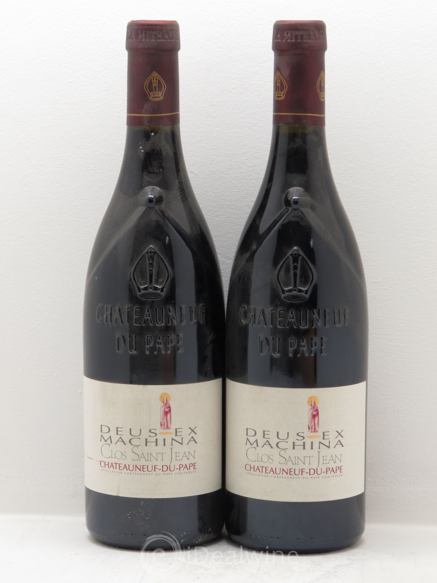 Châteauneuf-du-Pape Clos Saint-Jean Deus Ex Machina Pascal et Vincent Maurel 2009 - Lot de 2 bouteilles - 0