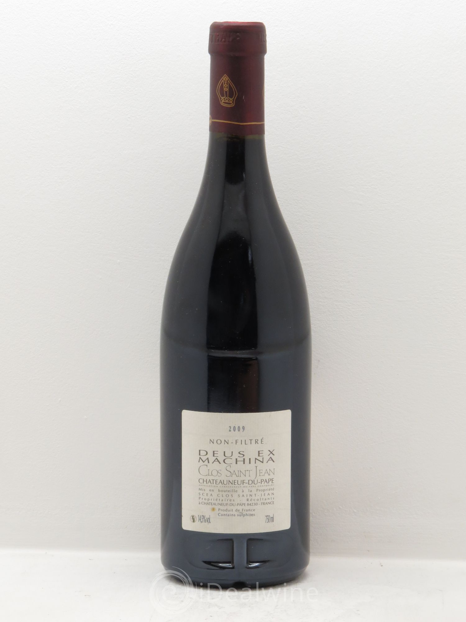 Châteauneuf-du-Pape Clos Saint-Jean Deus Ex Machina Pascal et Vincent Maurel 2009 - Lot de 1 bouteille - 1