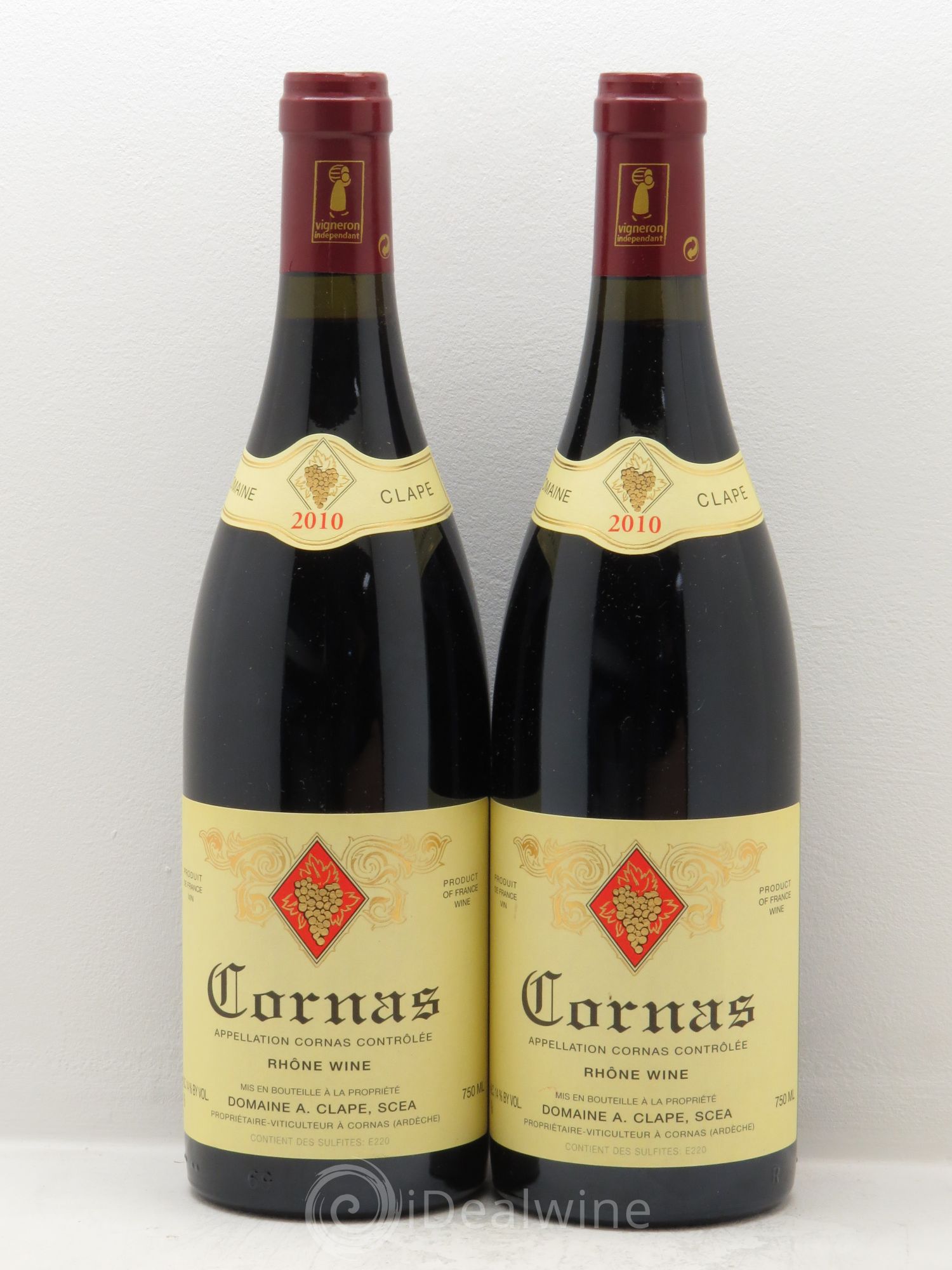 Cornas Auguste Clape 2010 - Lot de 2 bouteilles - 0