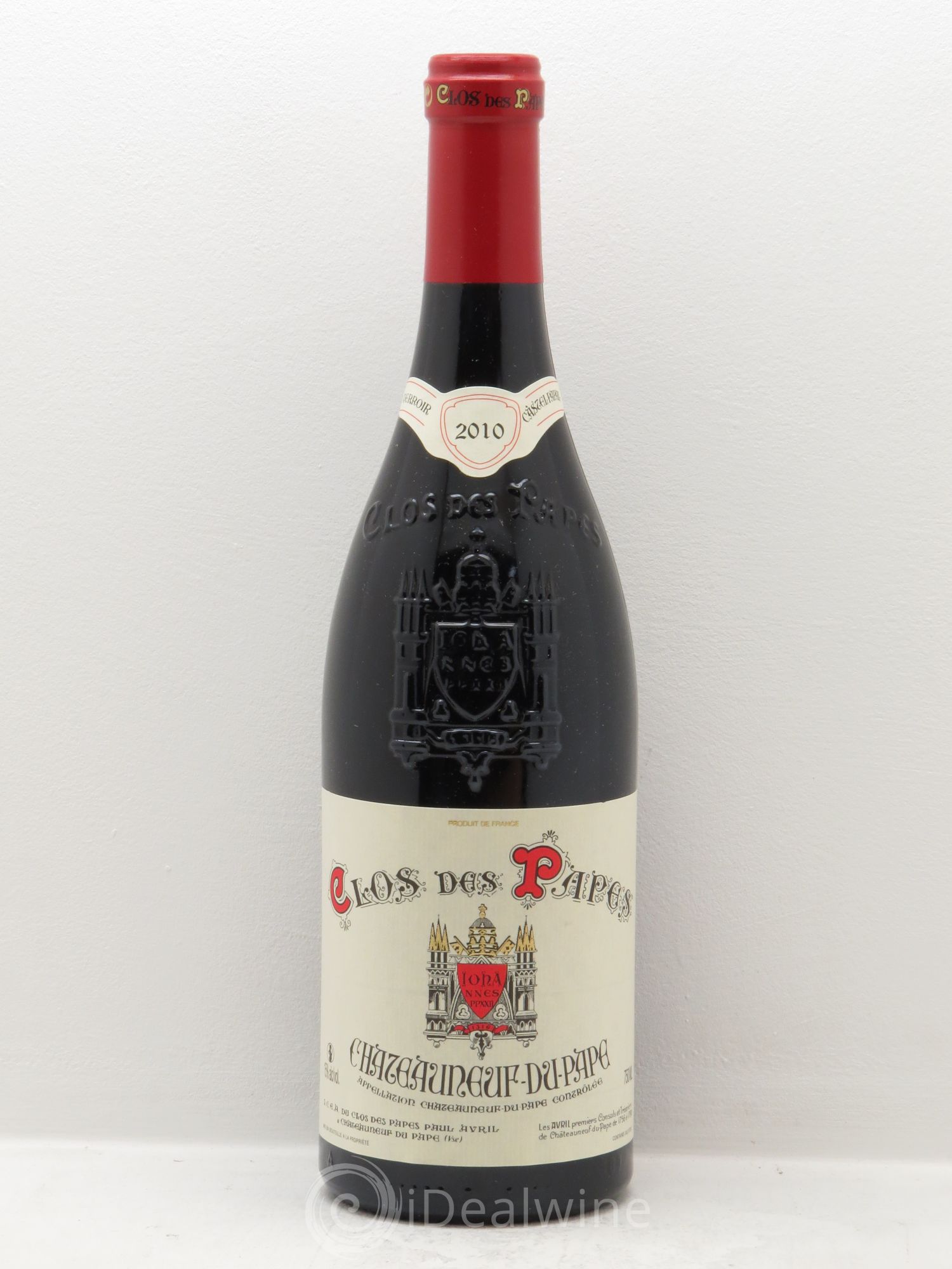 Châteauneuf-du-Pape Clos des Papes - Paul Avril 2010 - Lot de 6 bouteilles - 0