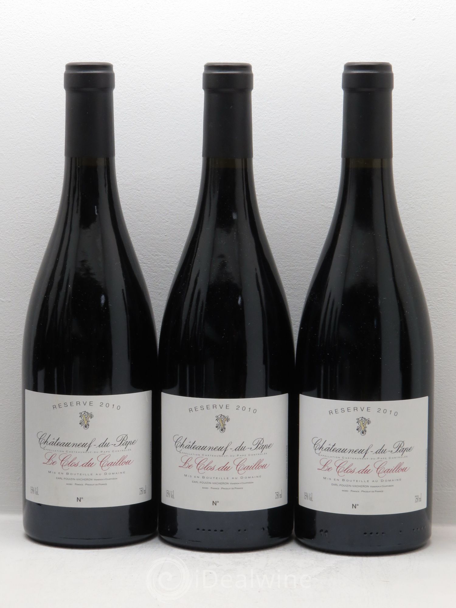 Châteauneuf-du-Pape Domaine Le Clos du Caillou Réserve Sylvie Vacheron 2010 - Lot de 12 bouteilles - 2