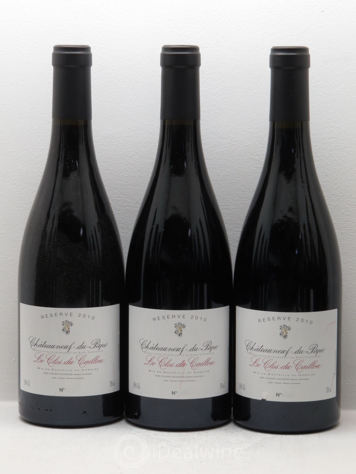 Châteauneuf-du-Pape Domaine Le Clos du Caillou Réserve Sylvie Vacheron 2010 - Lot de 12 bouteilles - 1