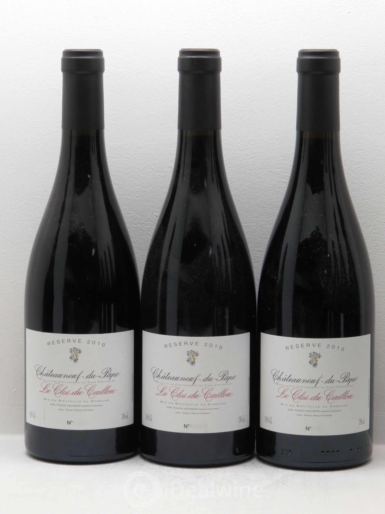 Châteauneuf-du-Pape Domaine Le Clos du Caillou Réserve Sylvie Vacheron 2010 - Lot de 12 bouteilles - 2