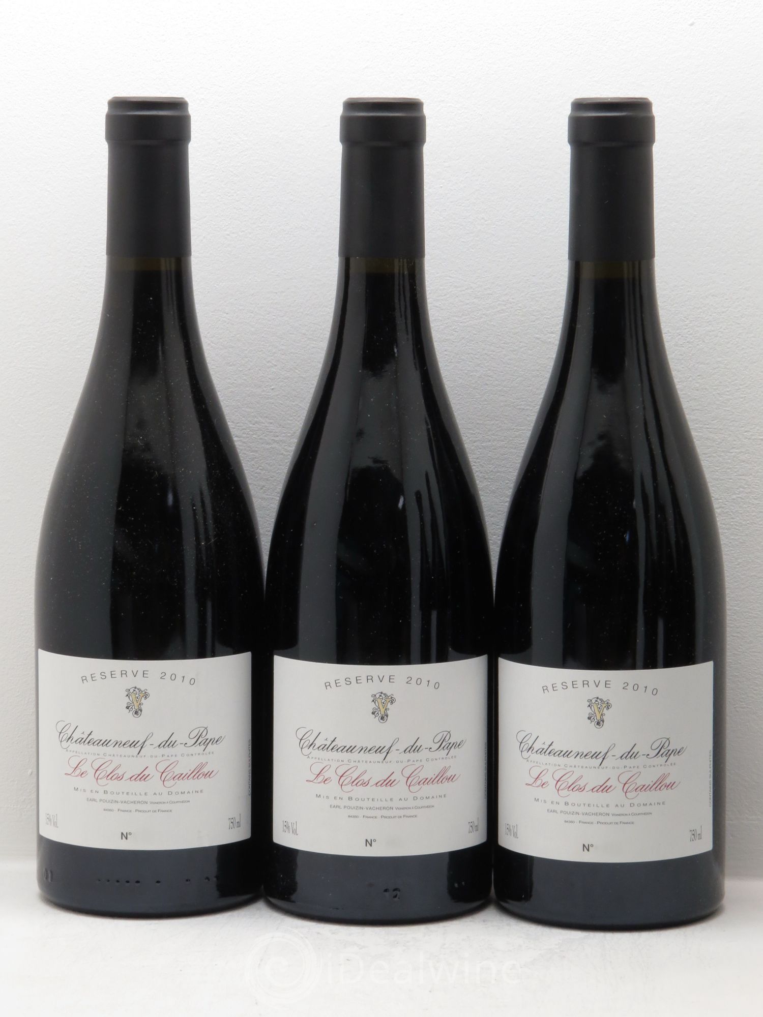 Châteauneuf-du-Pape Domaine Le Clos du Caillou Réserve Sylvie Vacheron 2010 - Lot de 12 bouteilles - 3