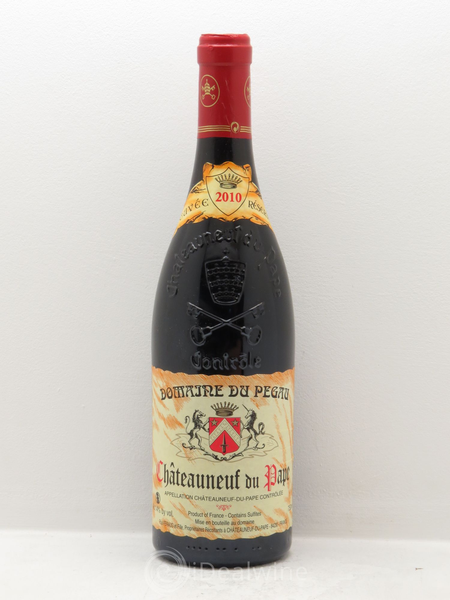 Châteauneuf-du-Pape Domaine du Pégau Cuvée Réservée Paul et Laurence Féraud 2010 - Lot de 1 bouteille - 0