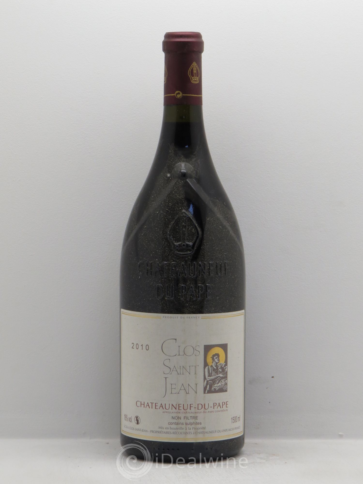 Châteauneuf-du-Pape Clos Saint-Jean Pascal et Vincent Maurel 2010 - Lot de 1 magnum - 0