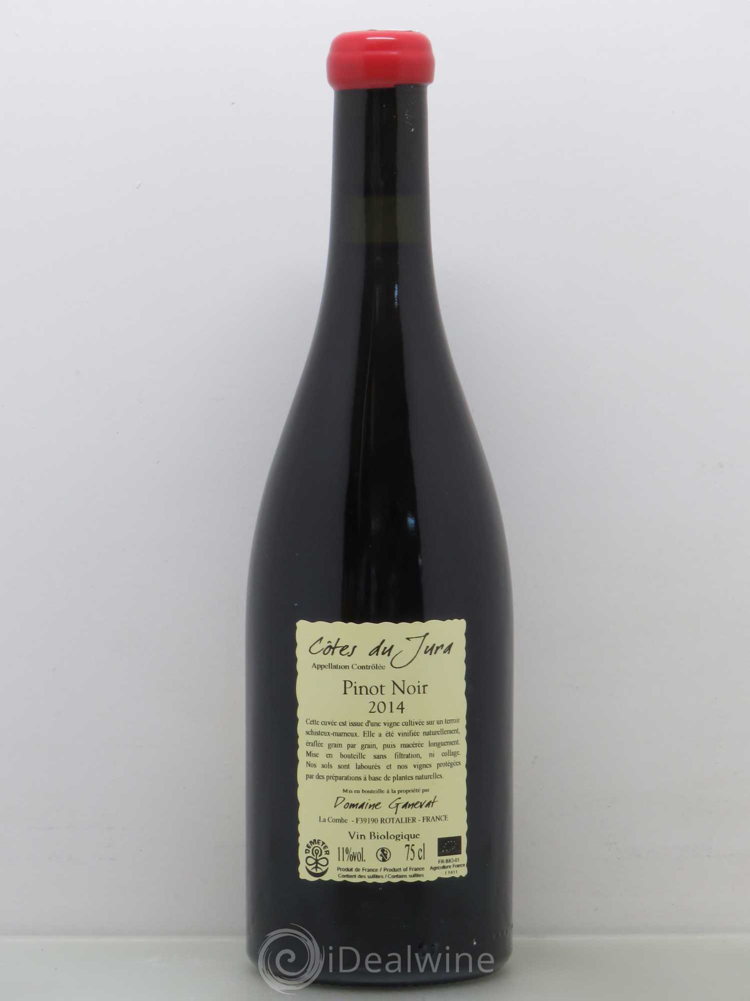Côtes du Jura Cuvée Julien Jean-François Ganevat (Domaine) En Billat 2014 - Lot de 1 bouteille - 1