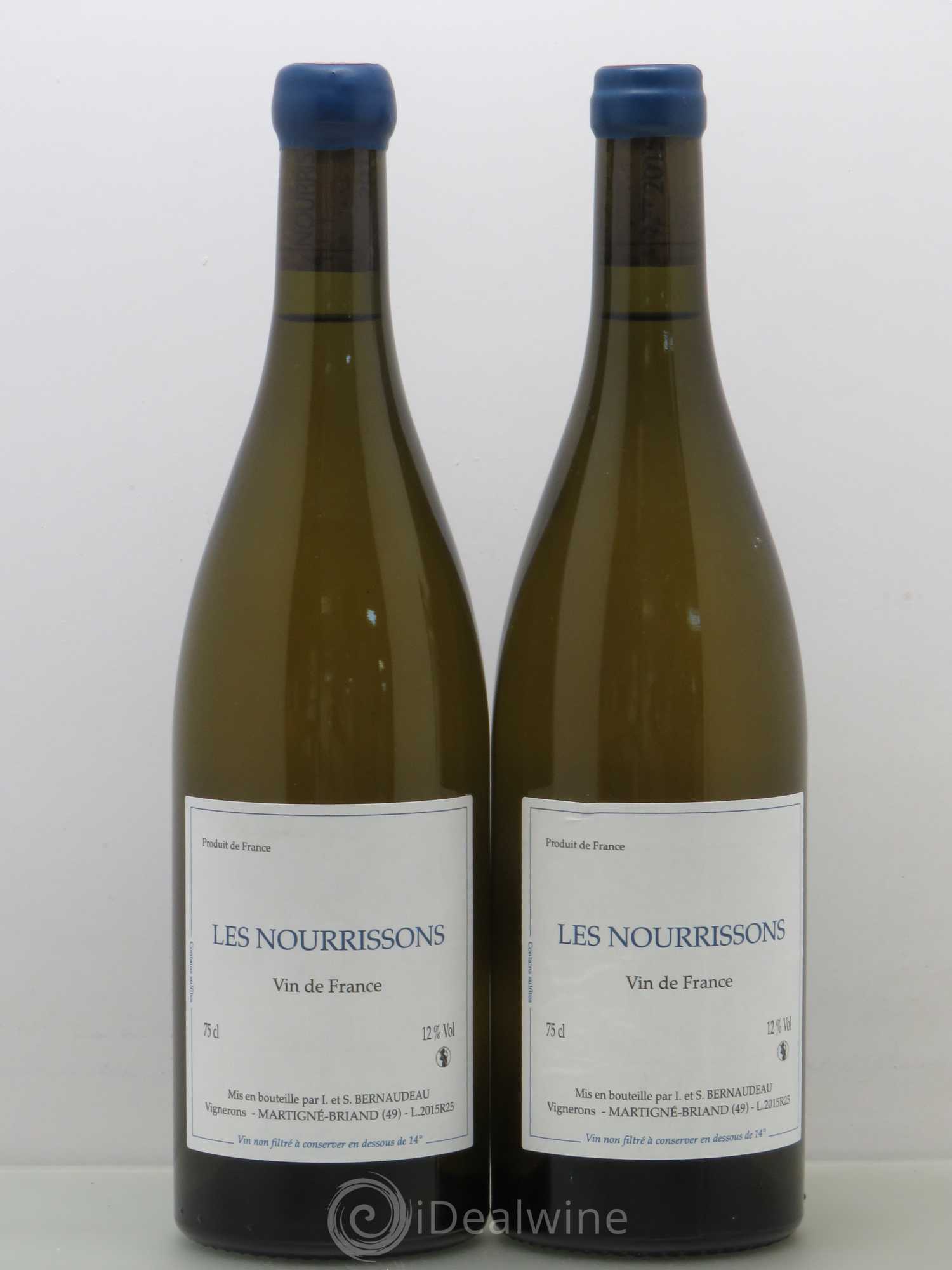 Vin de France Les Nourrissons Stéphane Bernaudeau 2015 - Lot de 2 bouteilles - 0
