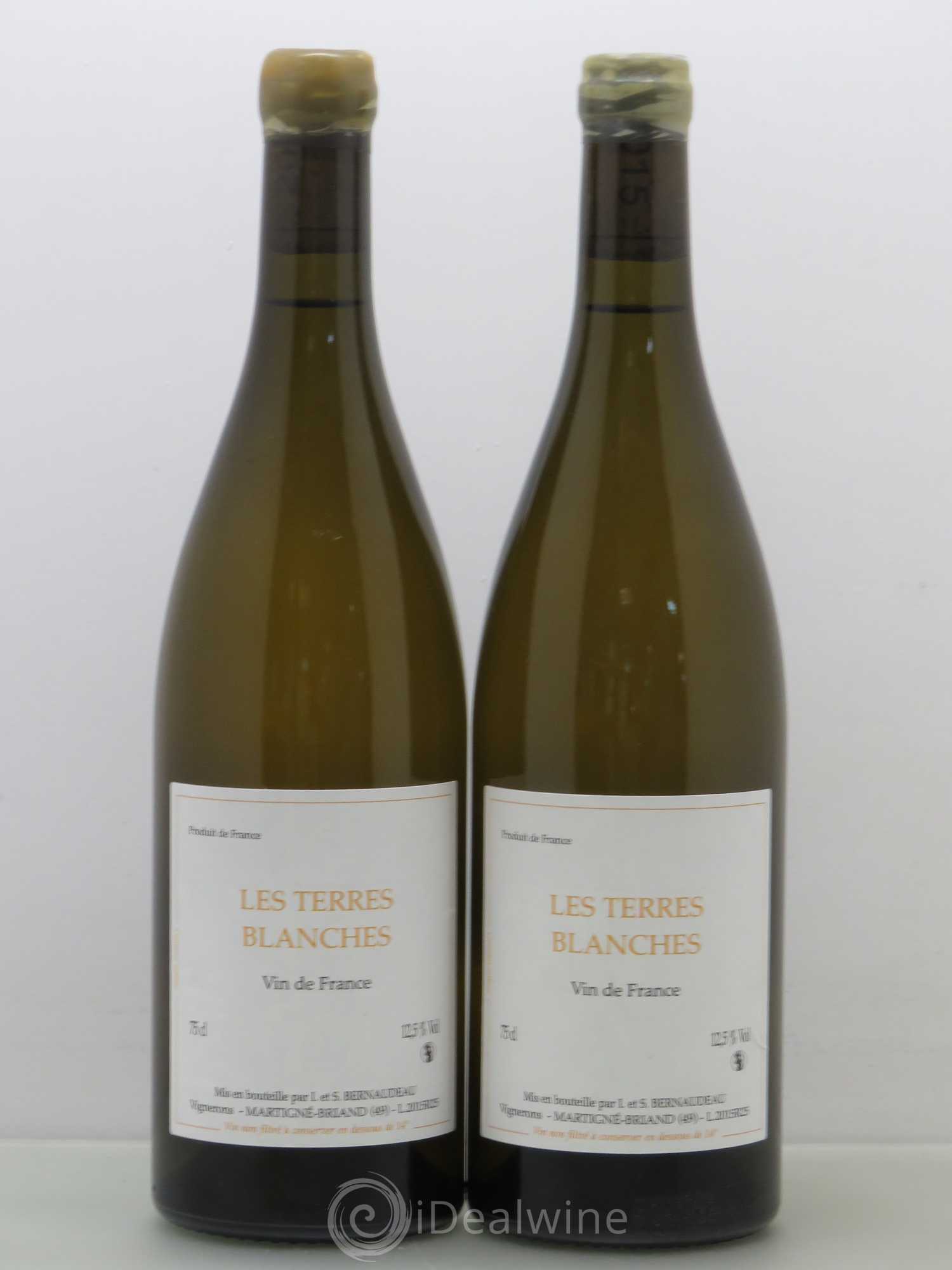 Vin de France Les Terres Blanches Stéphane Bernaudeau 2015 - Lot de 2 bouteilles - 0