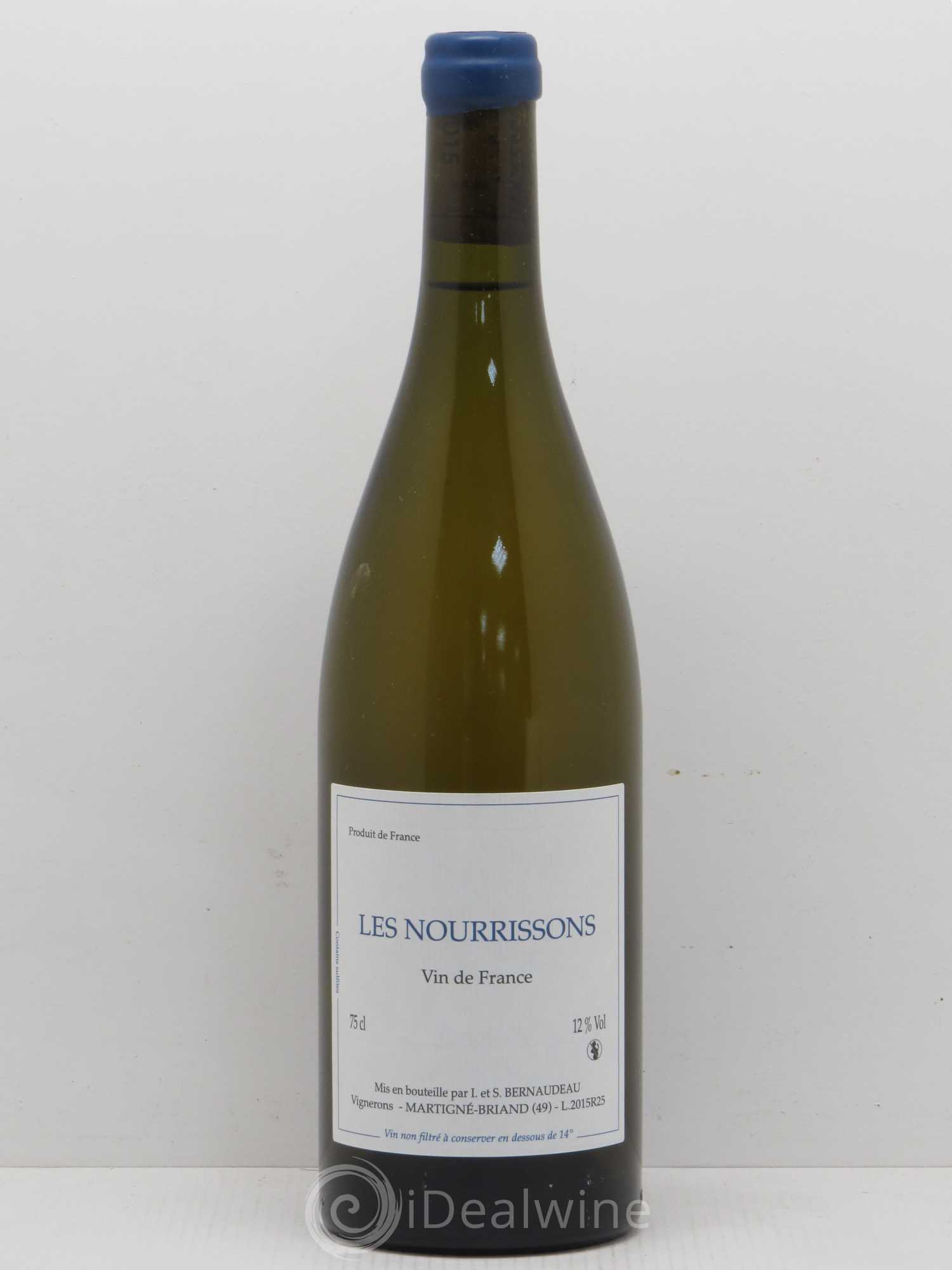 Vin de France Les Nourrissons Stéphane Bernaudeau 2015 - Lot de 1 bouteille - 0