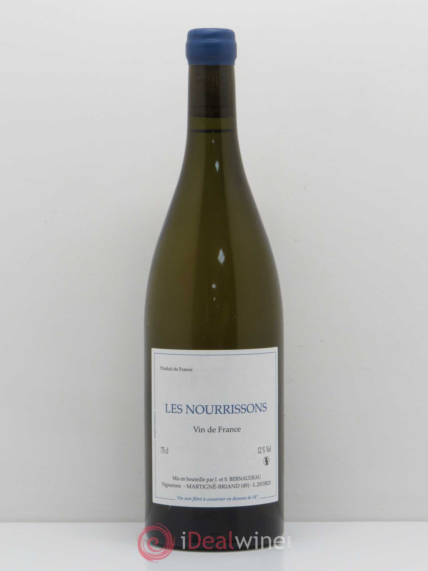 Vin de France Les Nourrissons Stéphane Bernaudeau 2015 - Lot de 1 bouteille - 0