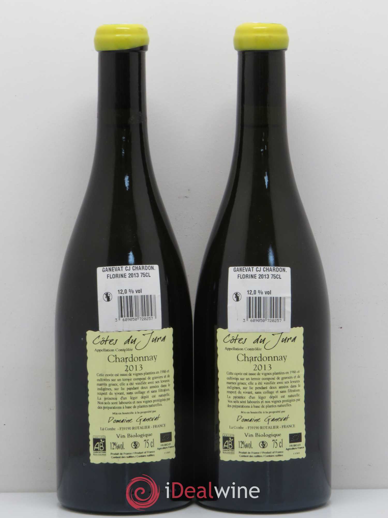 Côtes du Jura Cuvée Florine Jean-François Ganevat (Domaine) 2013 - Lot de 2 bouteilles - 1