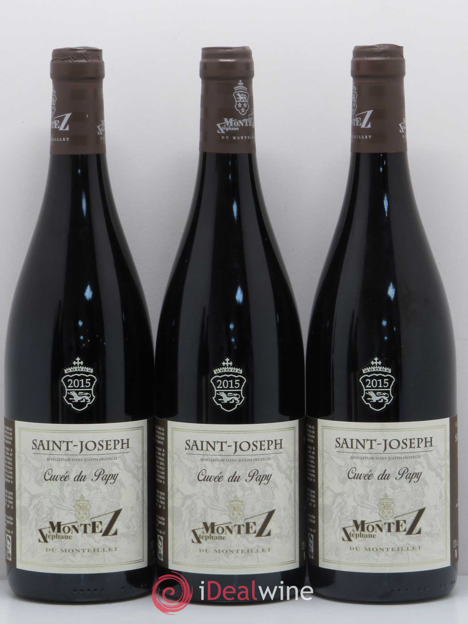 Saint-Joseph Cuvée du Papy Monteillet (Domaine du) - Stéphane Montez 2015 - Lot de 5 bouteilles - 1