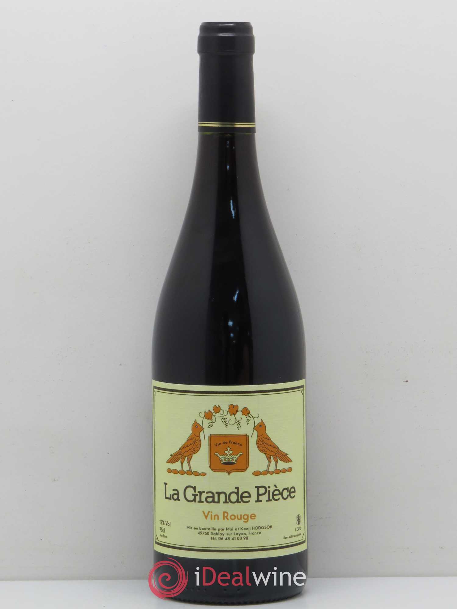 Divers Vin de France La Grande Pièce Hodgson 2015 - Posten von 1 Flasche - 0