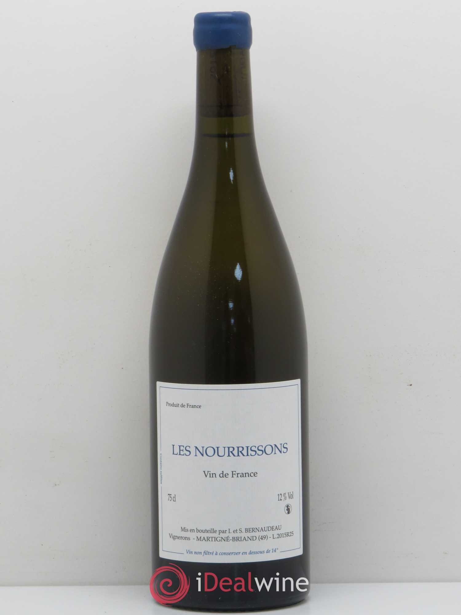 Vin de France Les Nourrissons Stéphane Bernaudeau 2015 - Lot de 1 bouteille - 0