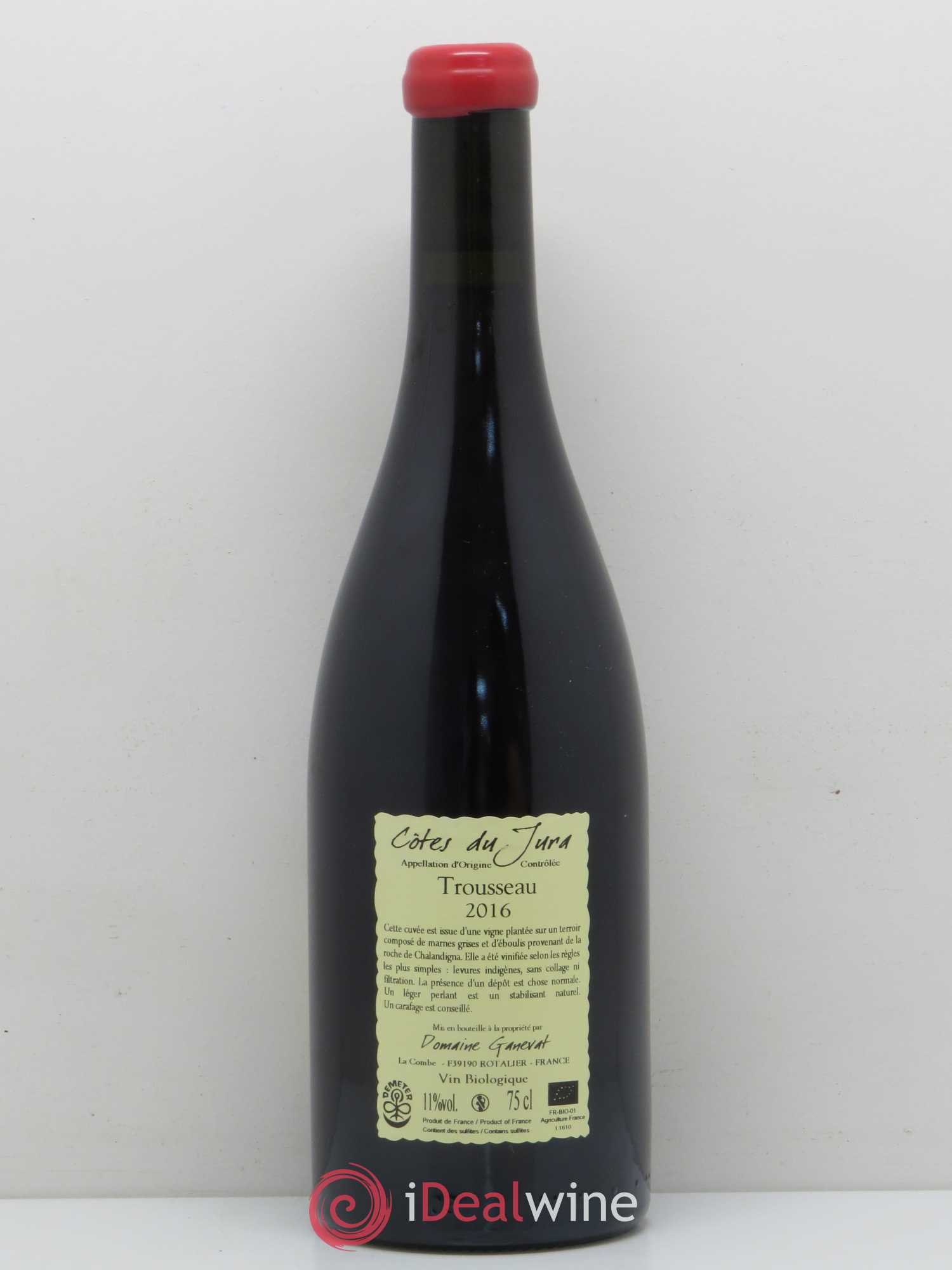 Côtes du Jura Plein Sud Jean-François Ganevat (Domaine) 2016 - Lot de 1 bouteille - 1