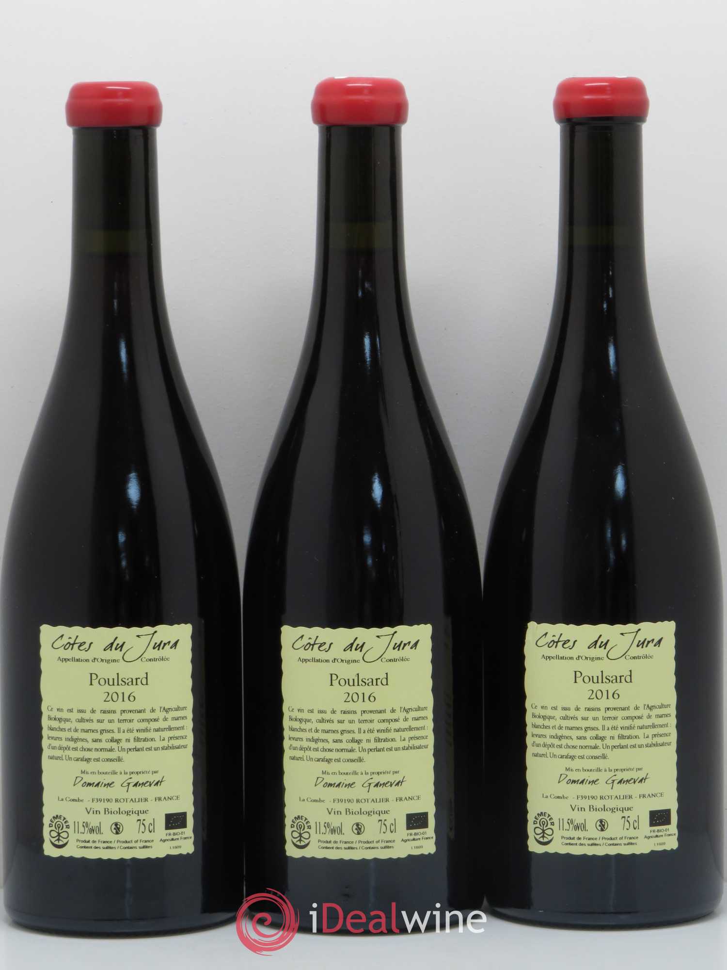 Côtes du Jura Cuvée de l'Enfant Terrible Jean-François Ganevat (Domaine) 2016 - Lot de 3 bouteilles - 1