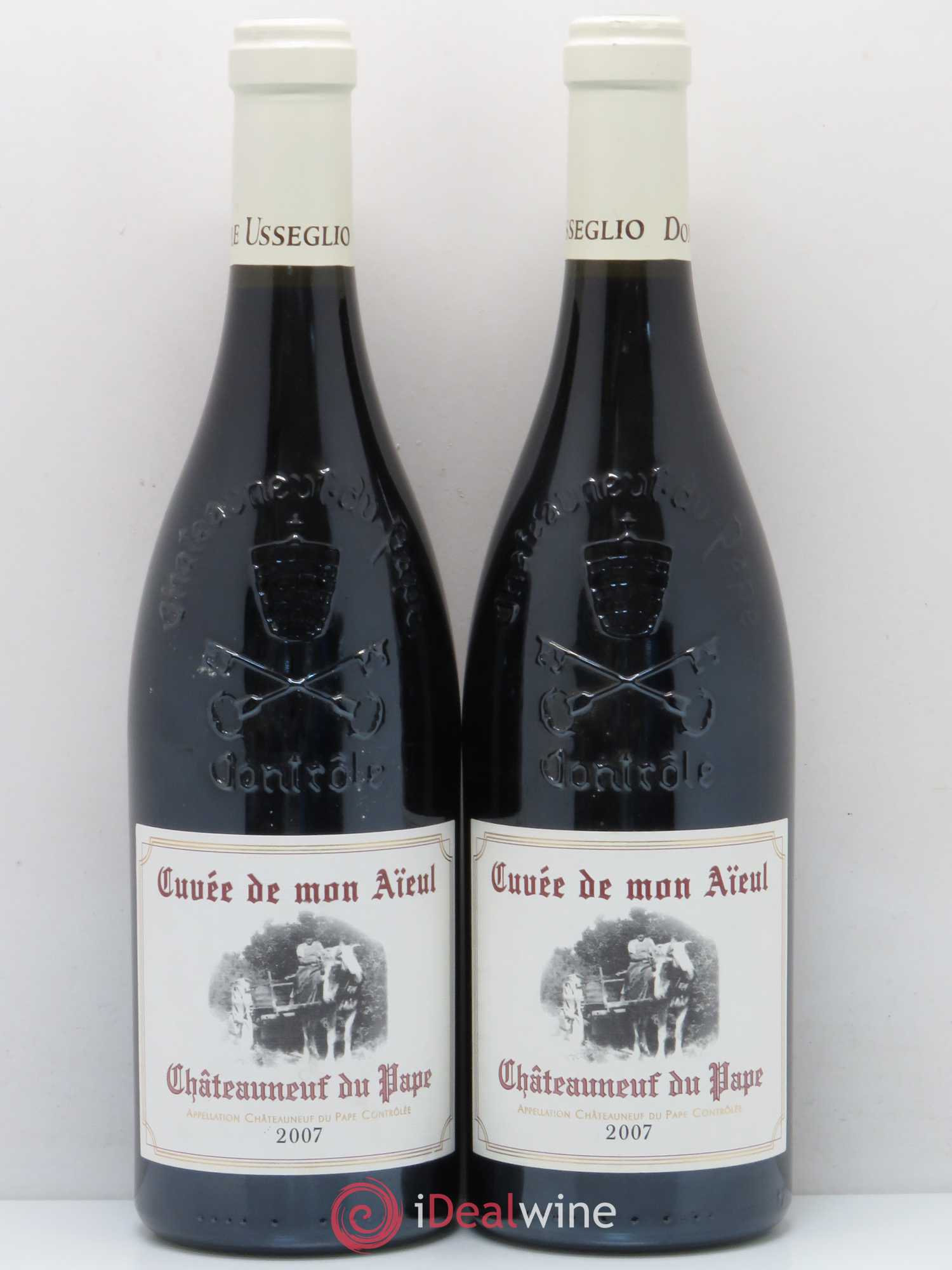 Châteauneuf-du-Pape Cuvée de mon Aïeul Pierre Usseglio & Fils 2007 - Lot de 2 bouteilles - 0
