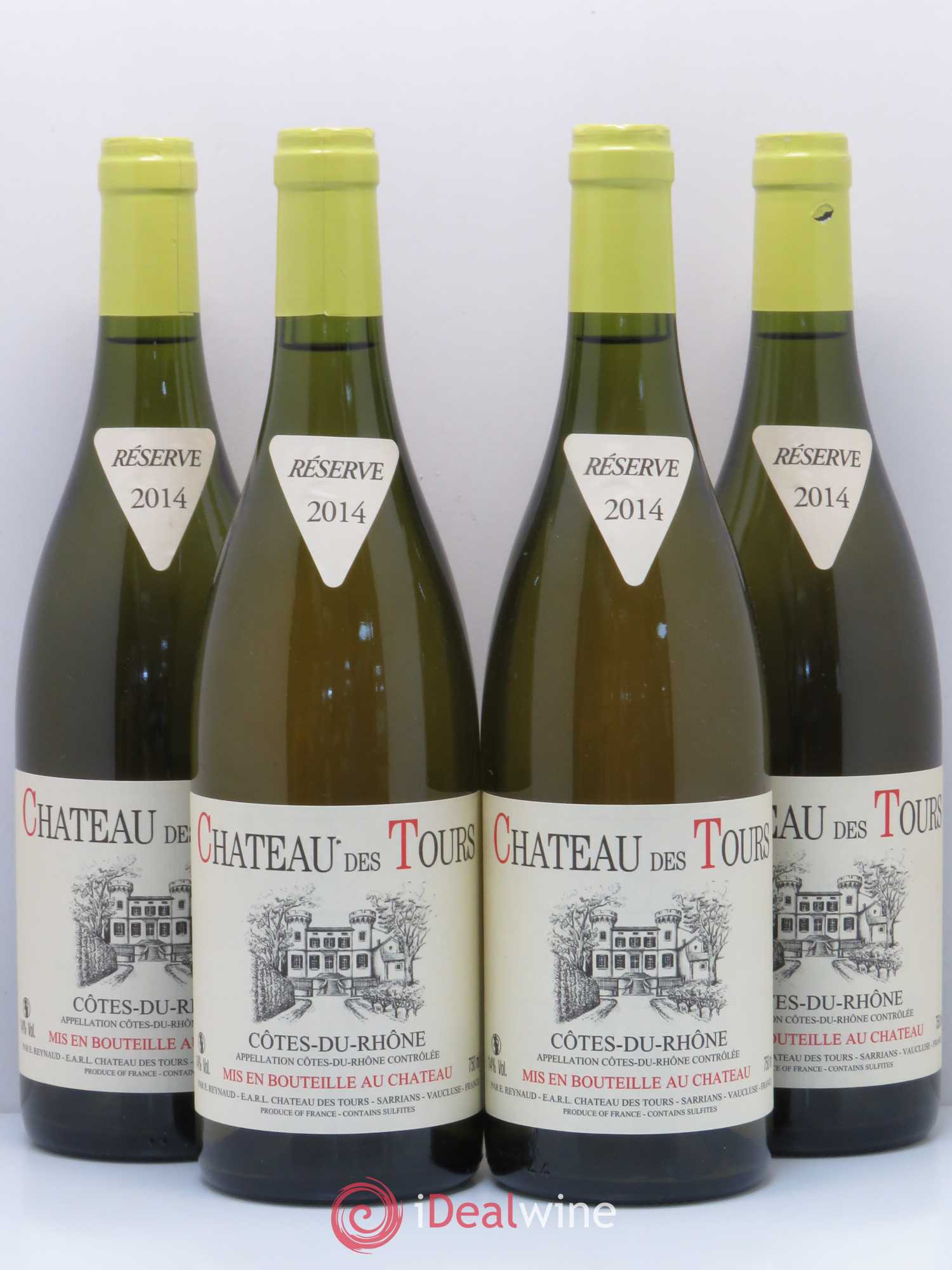 Côtes-du-Rhône Château des Tours Emmanuel Reynaud 2014 - Lot de 4 bouteilles - 0