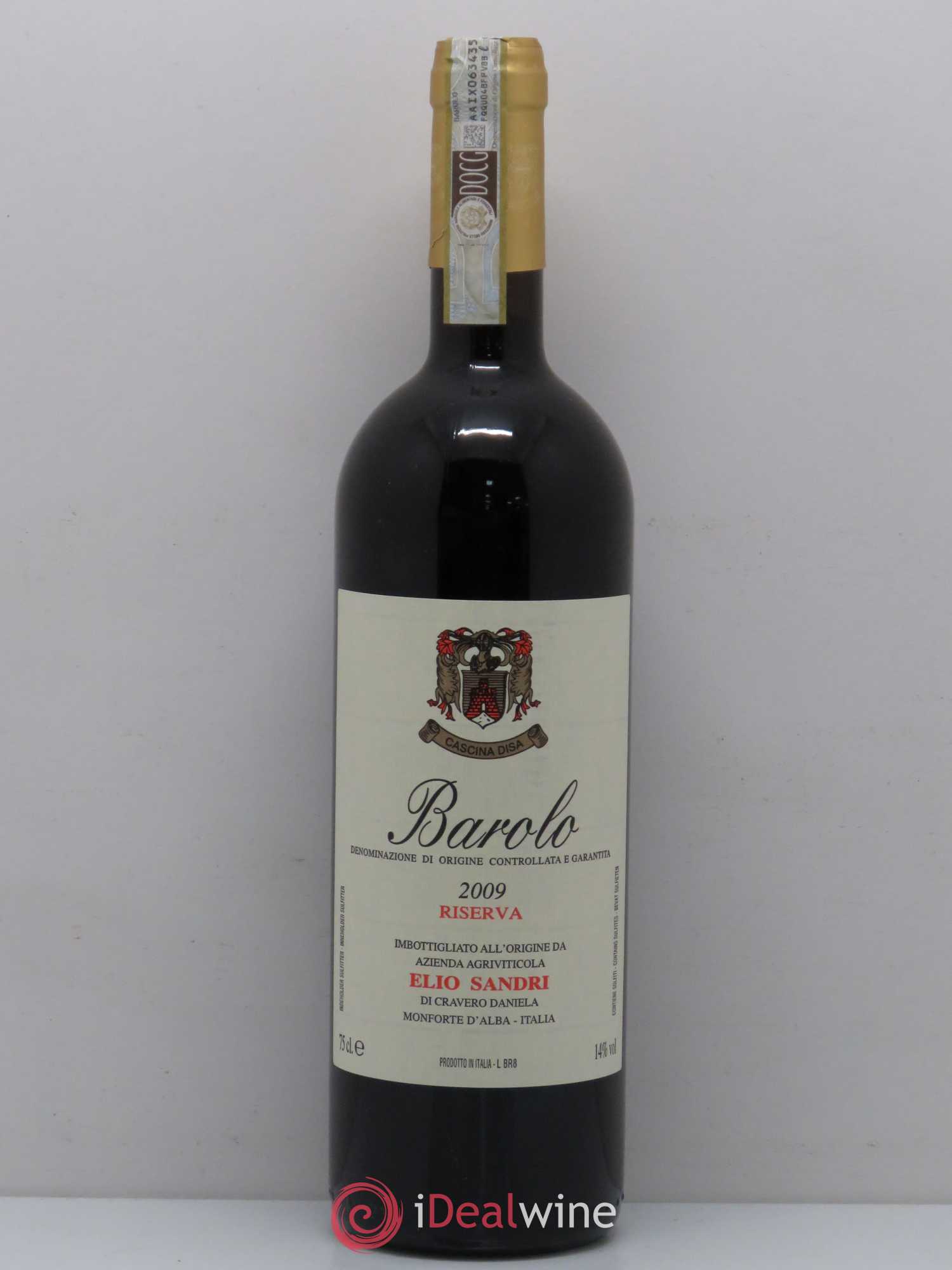Barolo Riserva Elio SANDRI 2009 - Lot of 1 bottle - 0