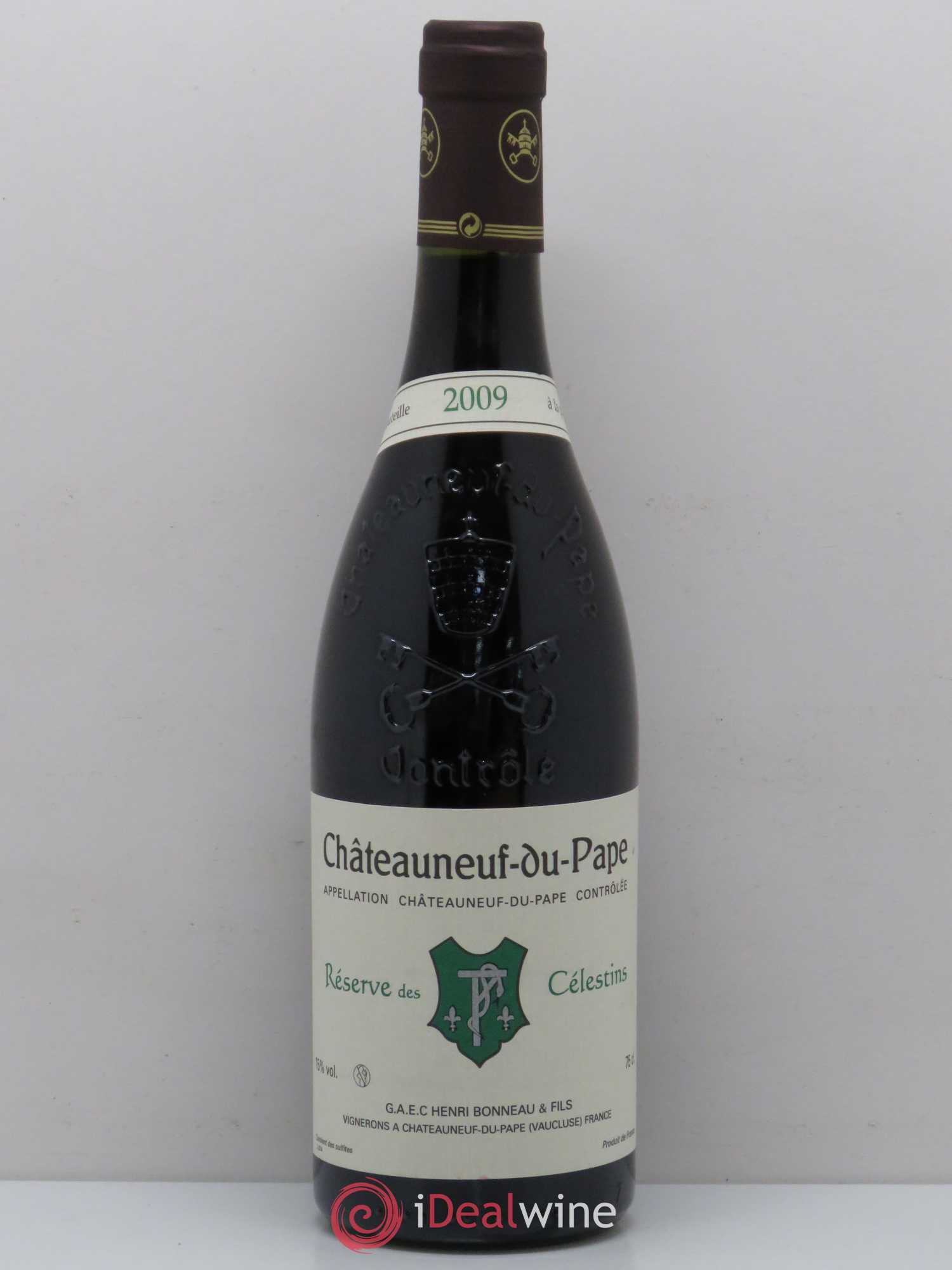 Châteauneuf-du-Pape Réserve des Célestins Henri Bonneau & Fils 2009 - Lot de 1 bouteille - 0