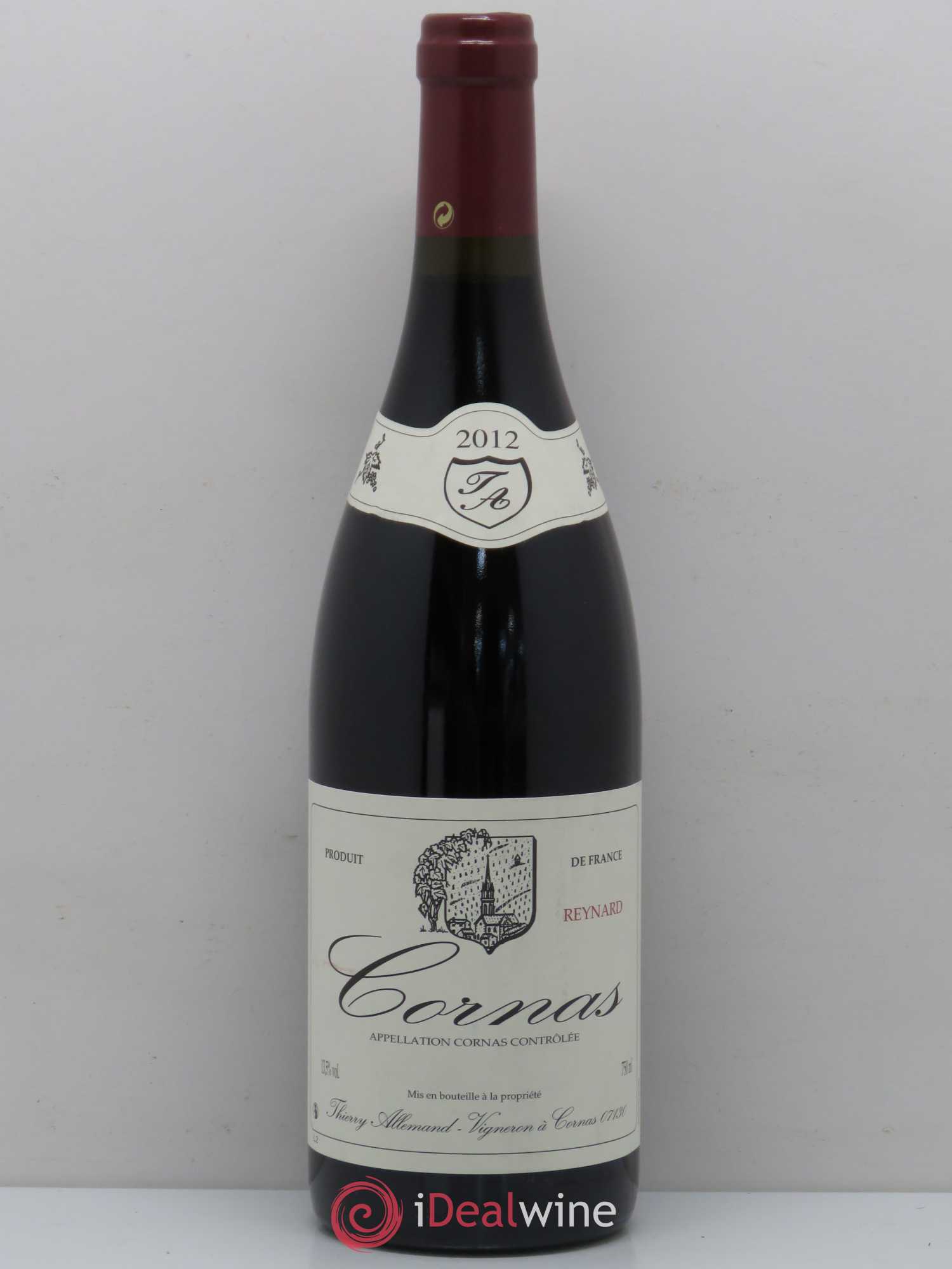 Cornas Reynard Thierry Allemand 2012 - Lot de 1 bouteille - 0