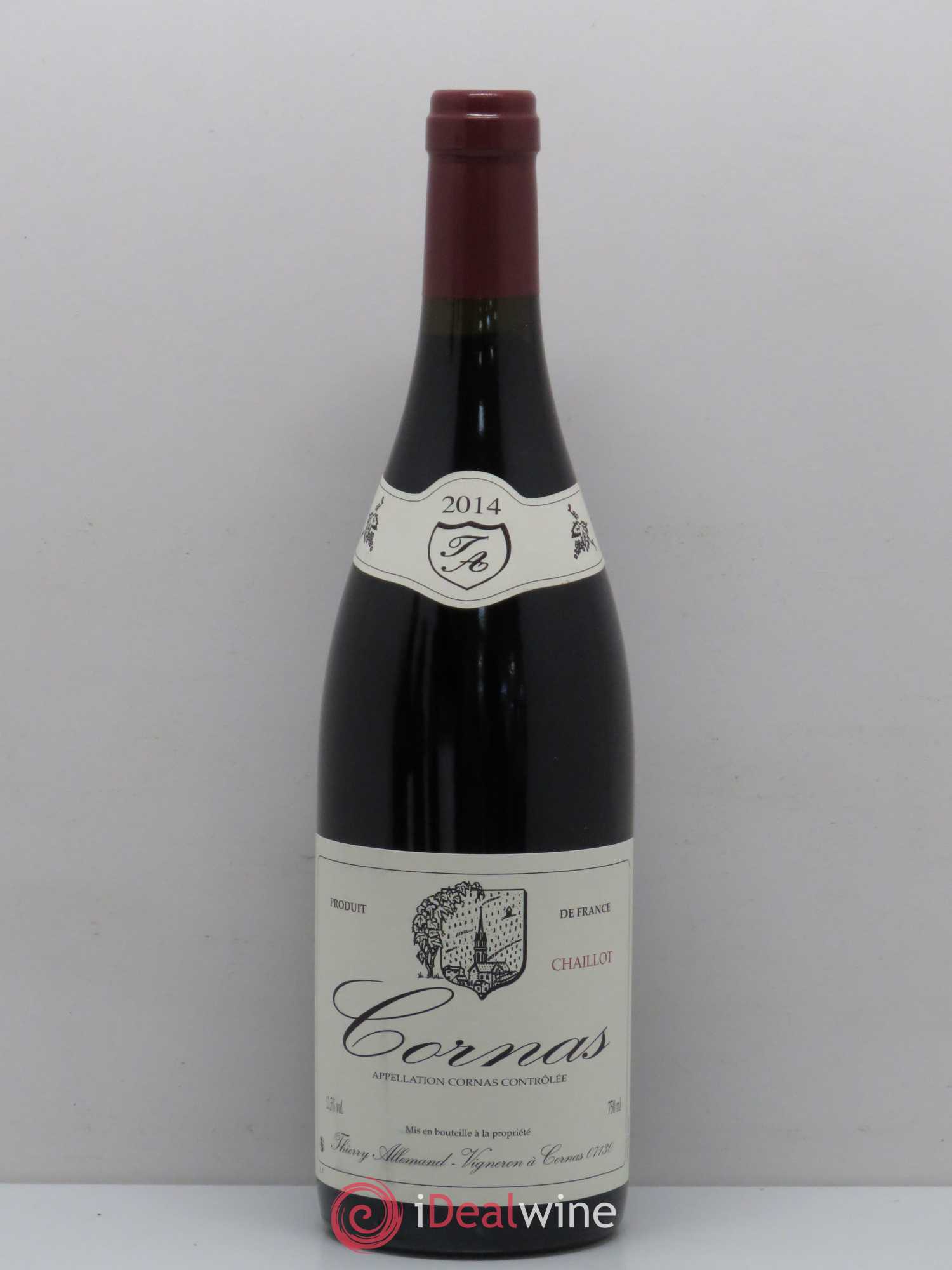 Cornas Chaillot Thierry Allemand 2014 - Lot de 1 bouteille - 0
