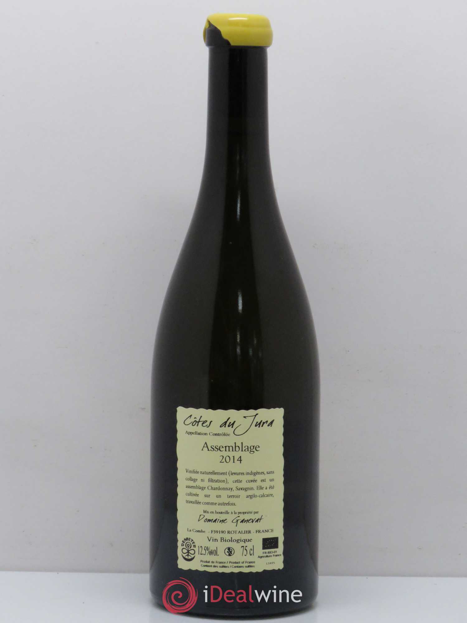 Côtes du Jura Cuvée Orégane Jean-François Ganevat (Domaine) 2014 - Lot de 1 bouteille - 1