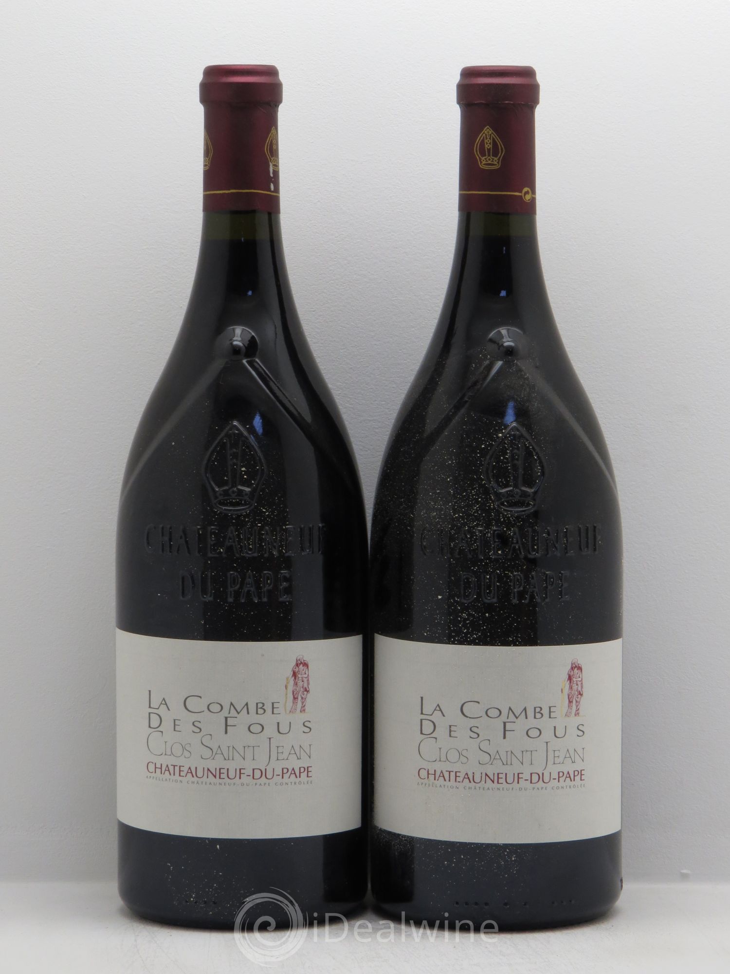 Châteauneuf-du-Pape Clos Saint-Jean La Combe des Fous Pascal et Vincent Maurel 2011 - Lot de 2 magnums - 0