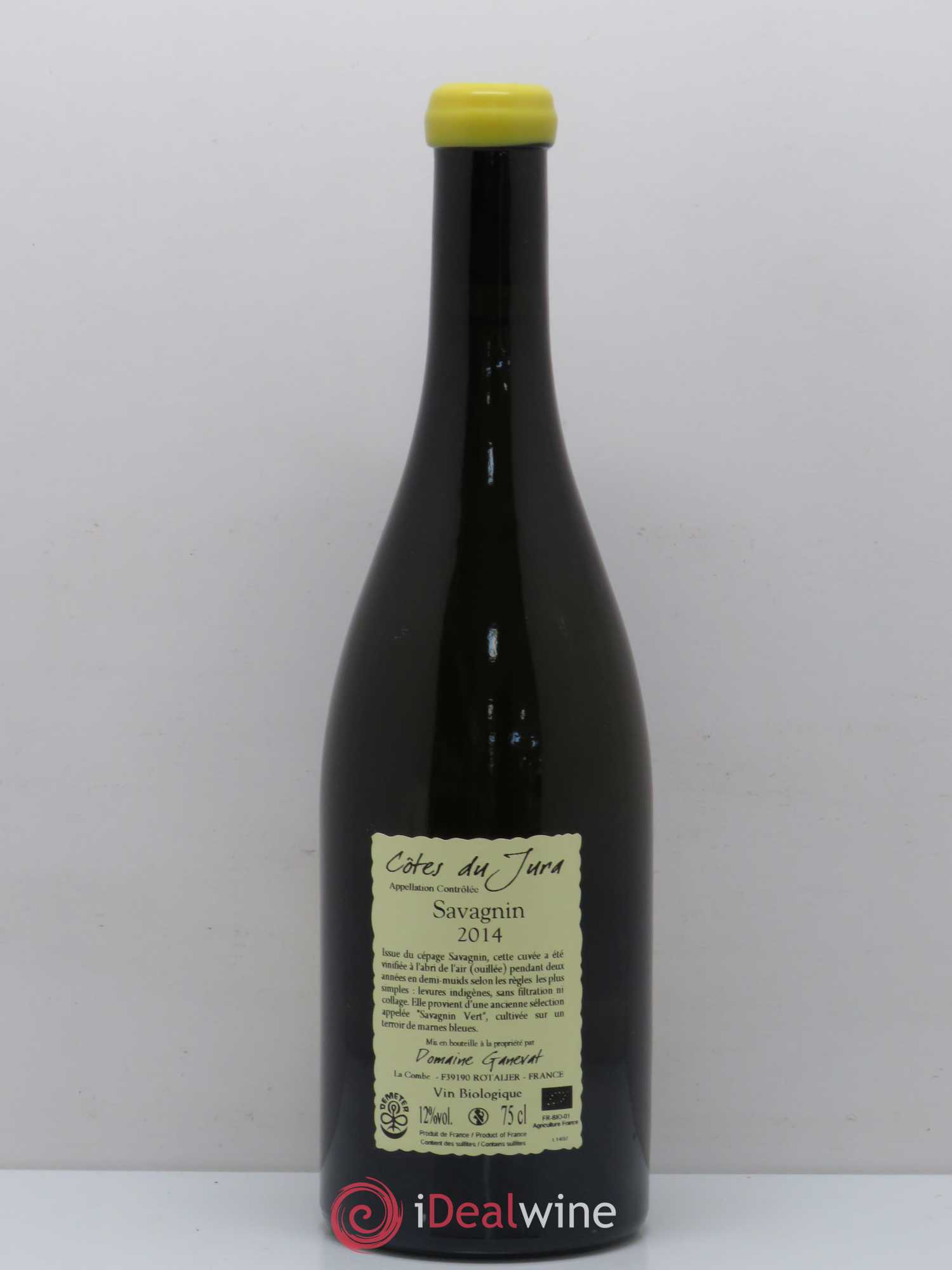 Côtes du Jura Les Chalasses Marnes Bleues Jean-François Ganevat (Domaine) 2014 - Lot de 1 bouteille - 1