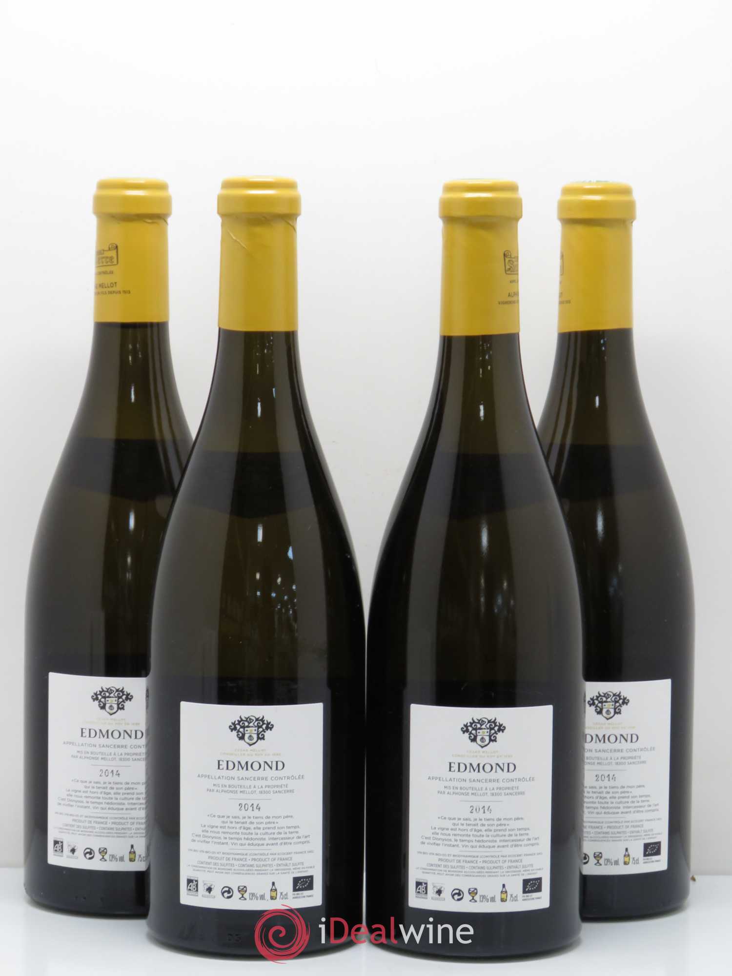 Sancerre Cuvée Edmond Alphonse Mellot 2014 - Lot de 4 bouteilles - 1