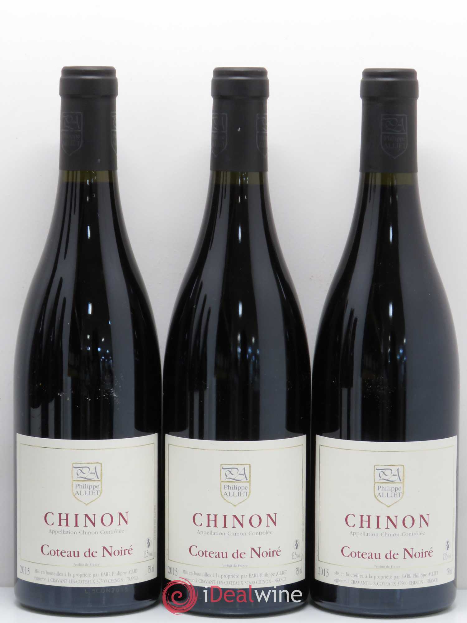Chinon Coteau de Noiré Philippe Alliet 2015 - Lot de 6 bouteilles - 1