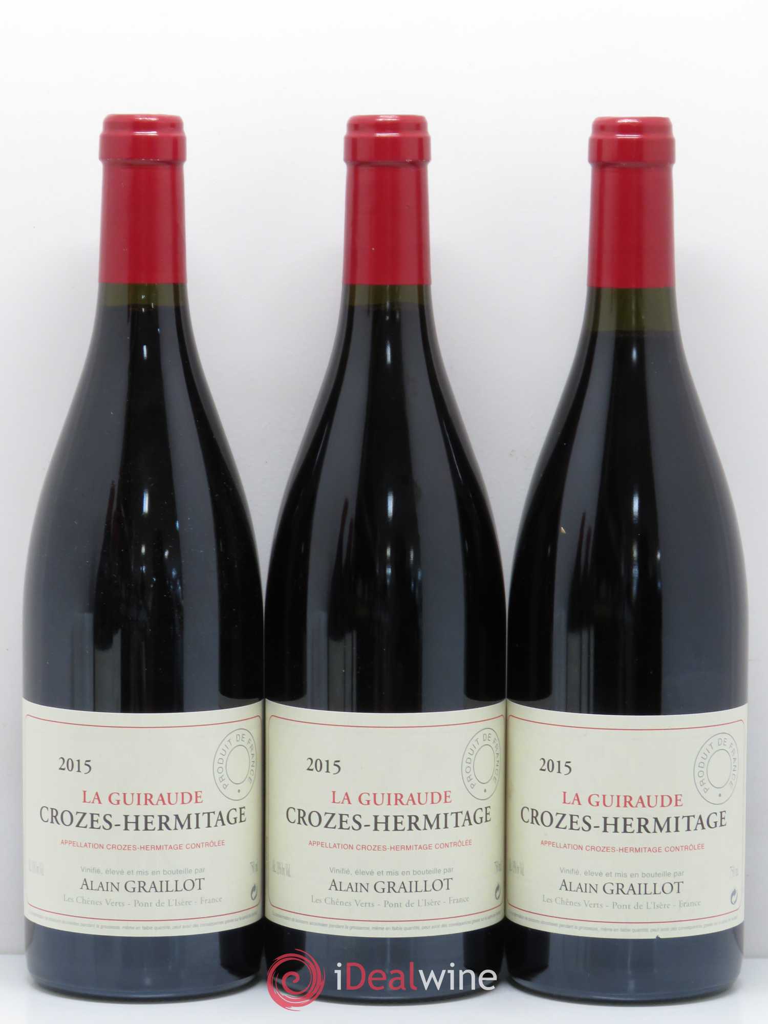 Crozes-Hermitage La Guiraude Domaine Graillot 2015 - Lot de 6 bouteilles - 1