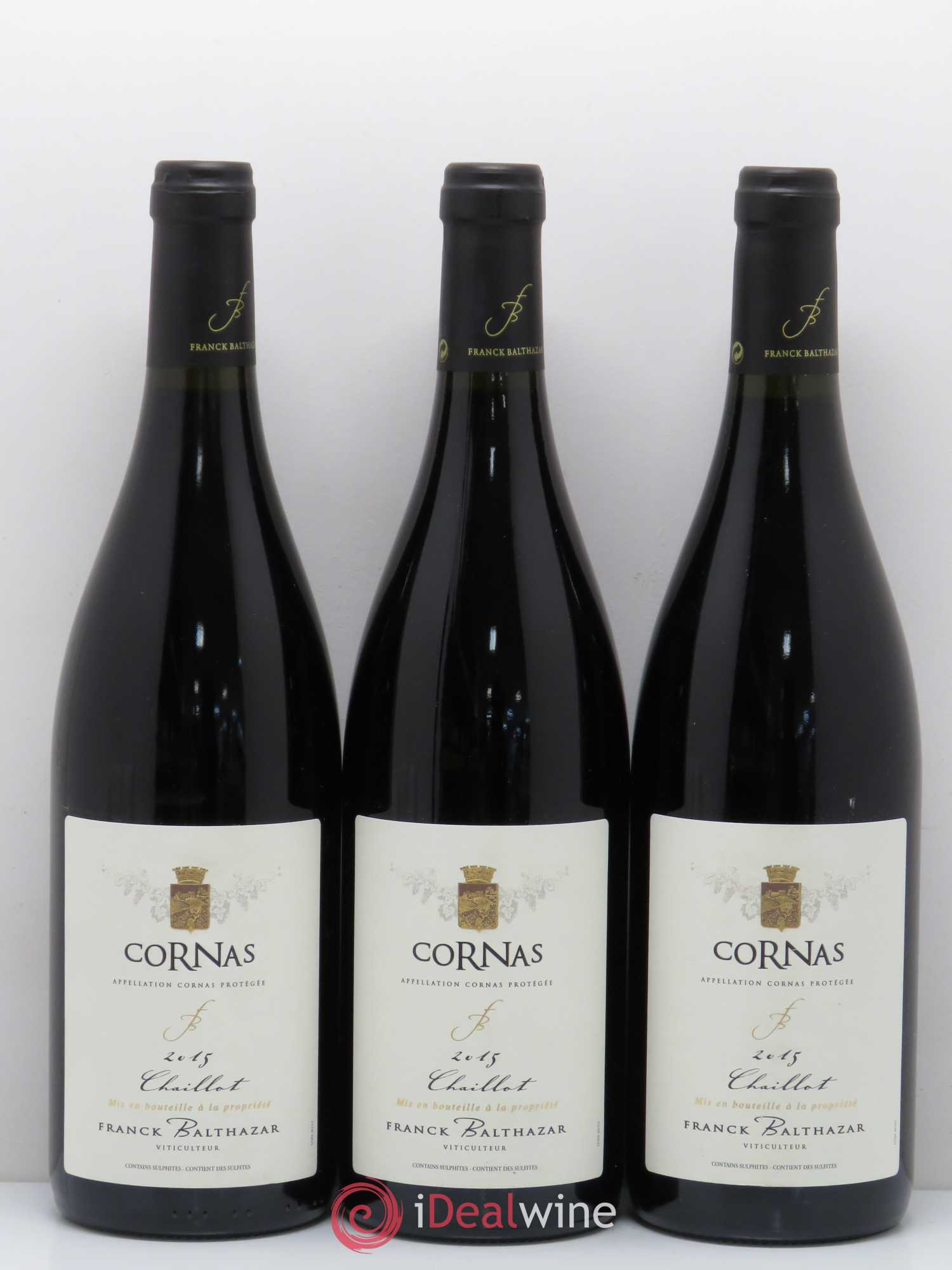 Cornas Chaillot Franck Balthazar (Domaine) 2015 - Lot de 3 bouteilles - 0