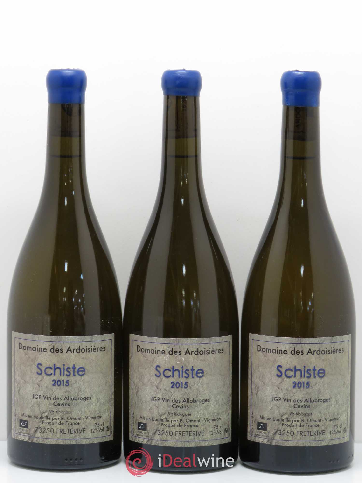 Vin des Allobroges Cevins Schiste Ardoisières (Domaine des) 2015 - Lot de 3 bouteilles - 0