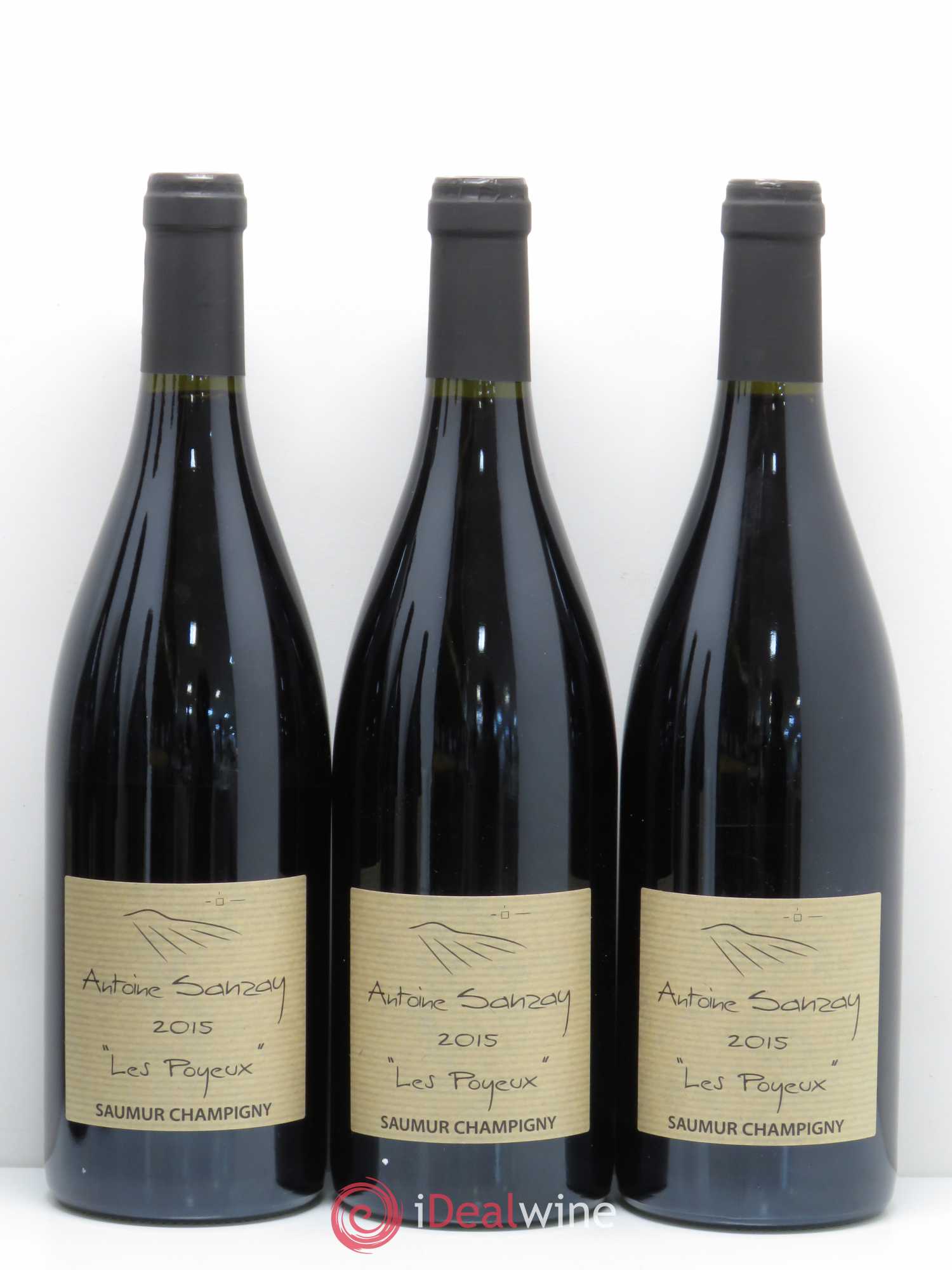 Saumur-Champigny Les Poyeux Antoine Sanzay 2015 - Lot de 6 bouteilles - 1