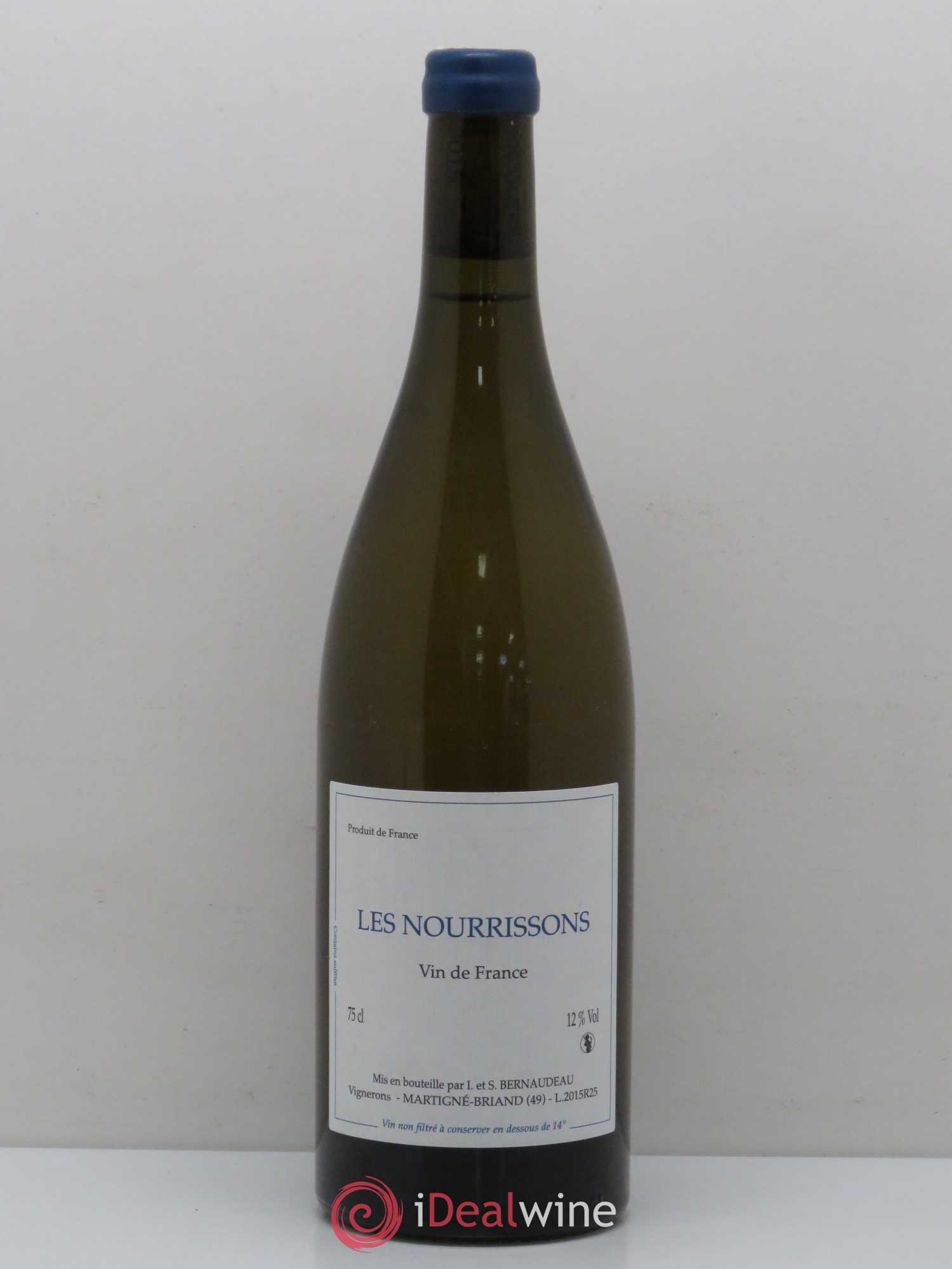 Vin de France Les Nourrissons Stéphane Bernaudeau 2015 - Lot de 1 bouteille - 0