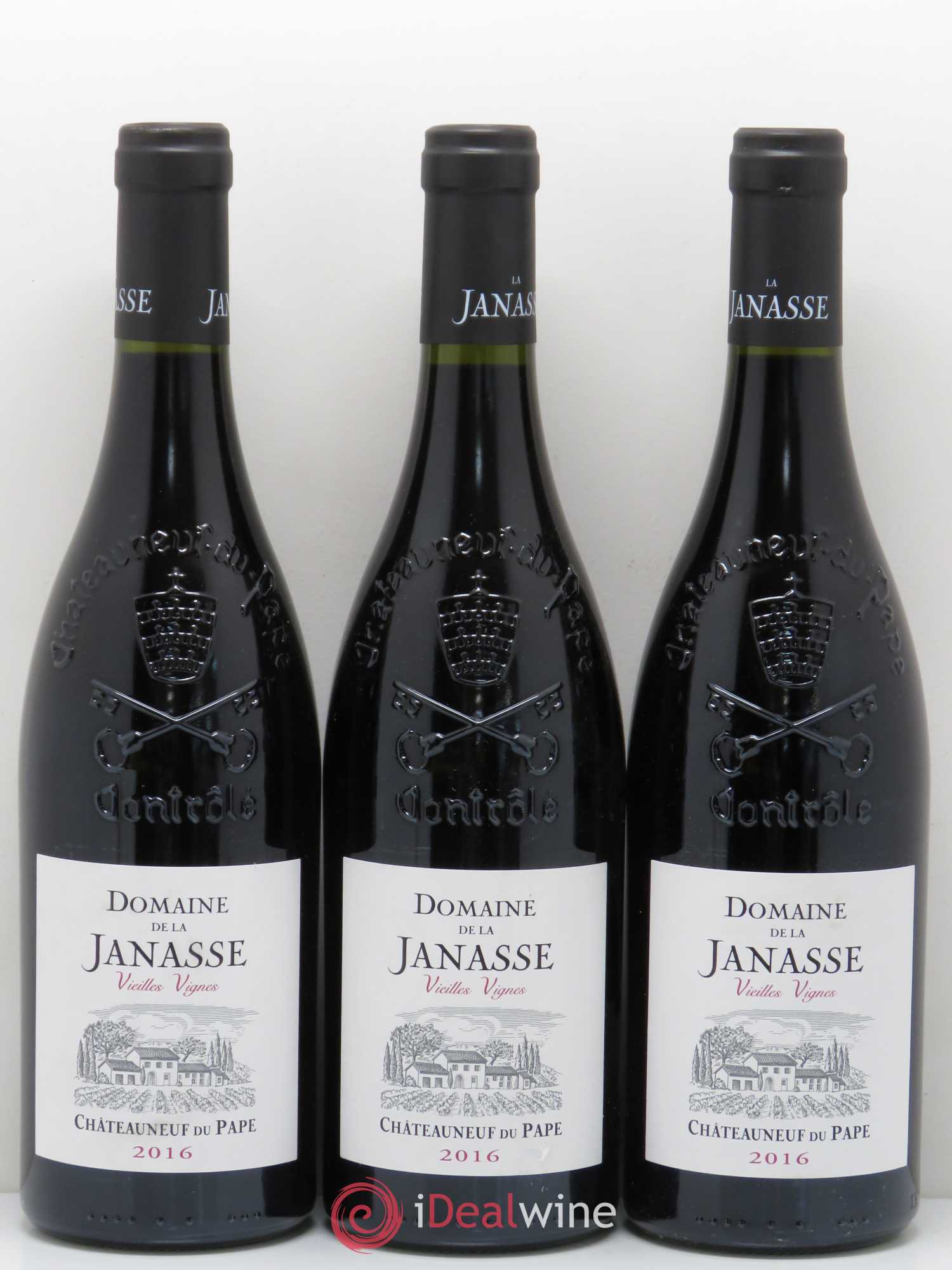 Châteauneuf-du-Pape Cuvée Vieilles Vignes La Janasse (Domaine de) 2016 - Lotto di 6 bottiglie - 2