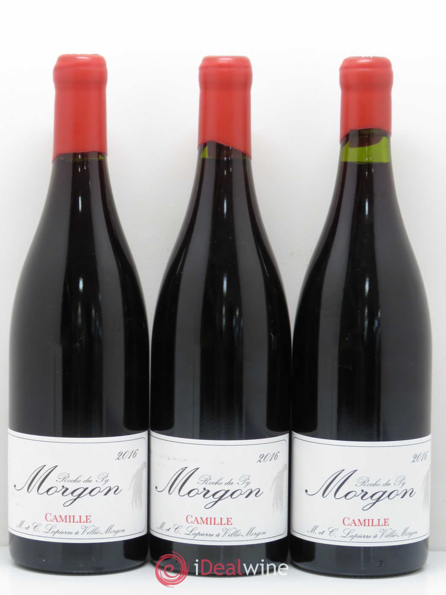 Morgon Roche du Py Camille Marcel Lapierre (Domaine) 2016 - Lot de 3 bouteilles - 0